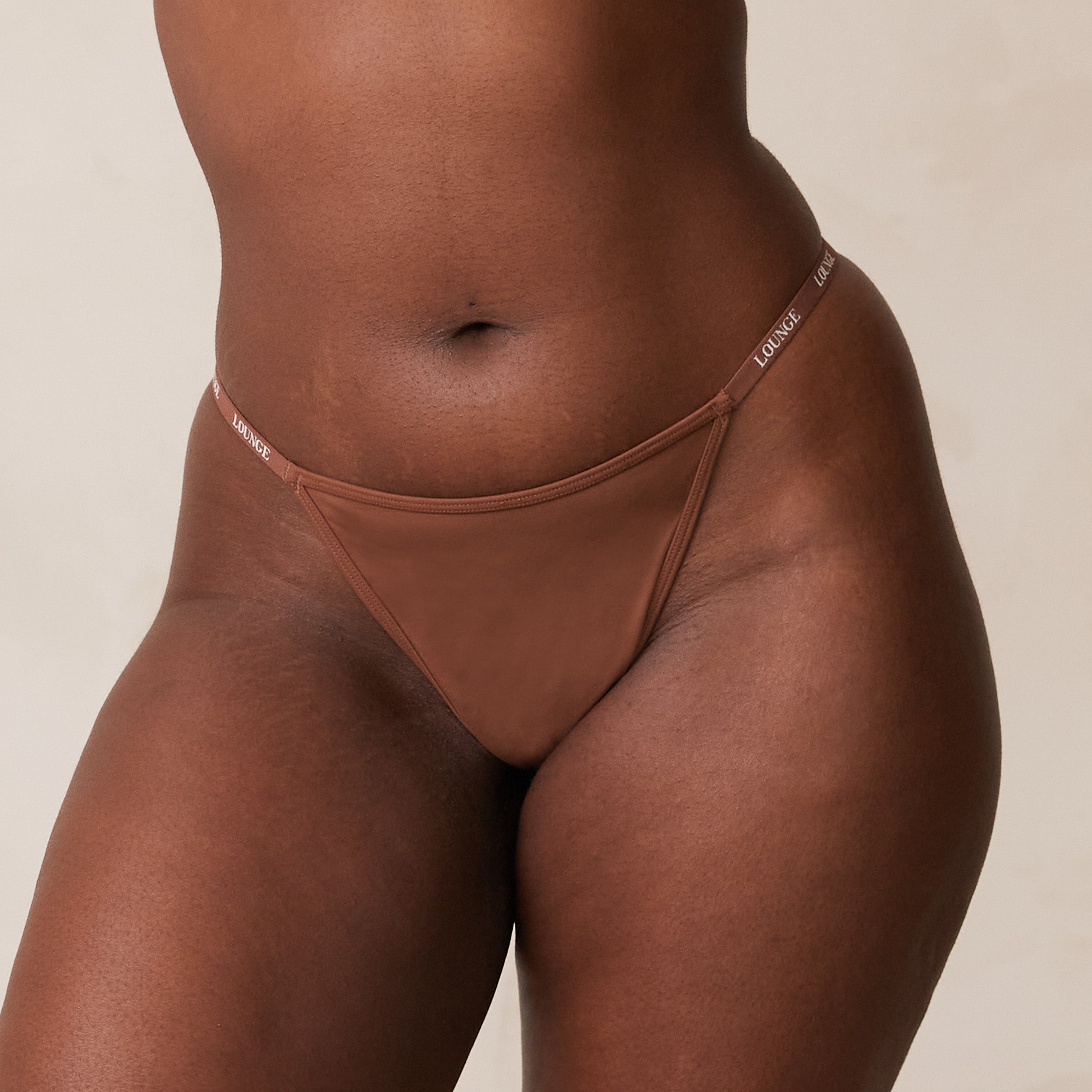 Smooth Classic Thong - Chestnut