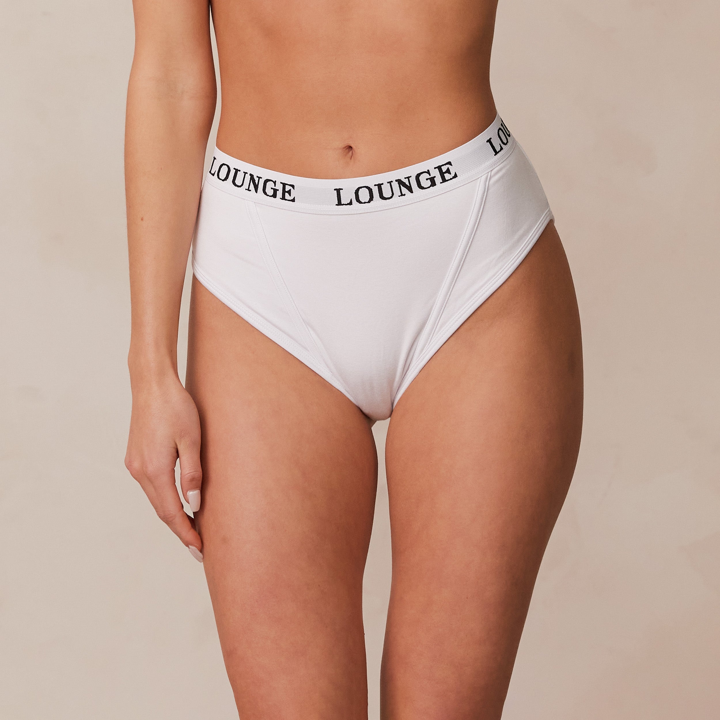 Bamboo Basic Briefs - White – Lounge Underwear