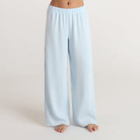 Crinkle Pajama Pants - Blue
