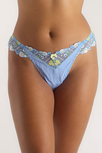 Breeze Thong - Blue