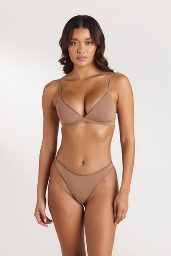 Comfort Triangle Bralette - Hazel