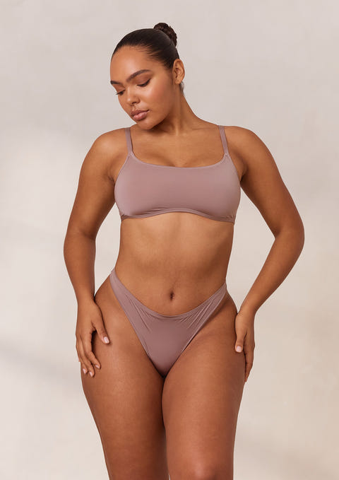 Barely There Bralette - Mauve – Lounge Underwear