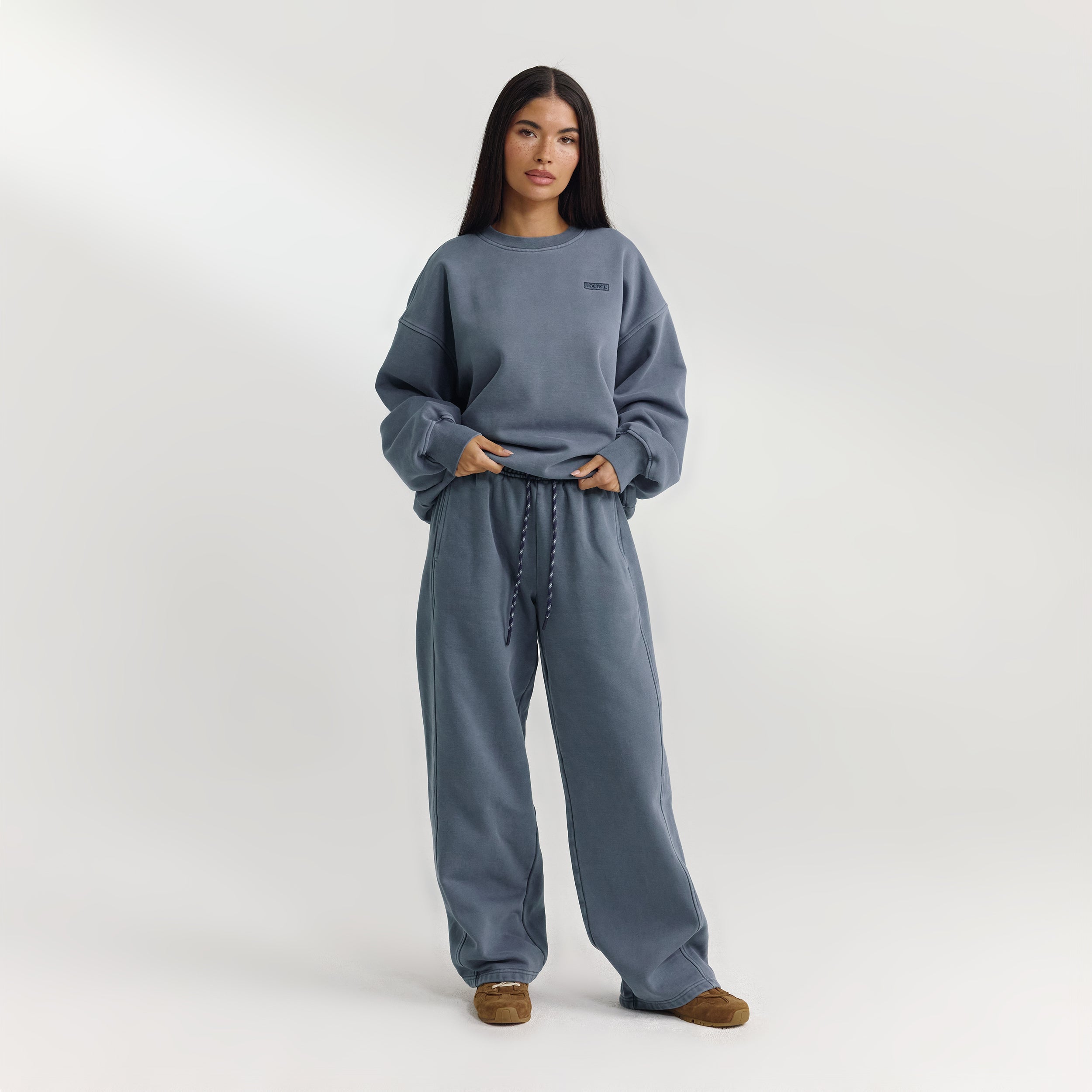 Oversized Sweater - Washed Blue alternate