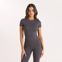Classic Fitted Top - Ash Grey
