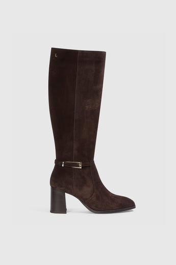 Ivy Knee-High Boots - Chocolate