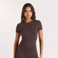 ContourSoft Short Sleeve T-Shirt - Dark Chocolate