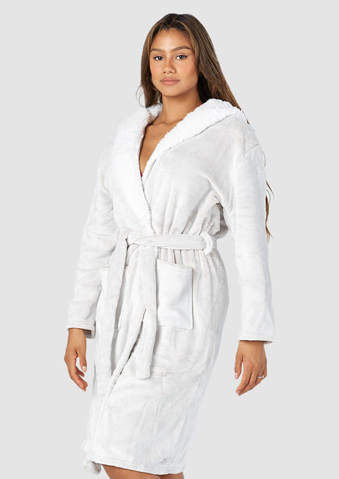 So Soft Luxury Dressing Gown - Mink