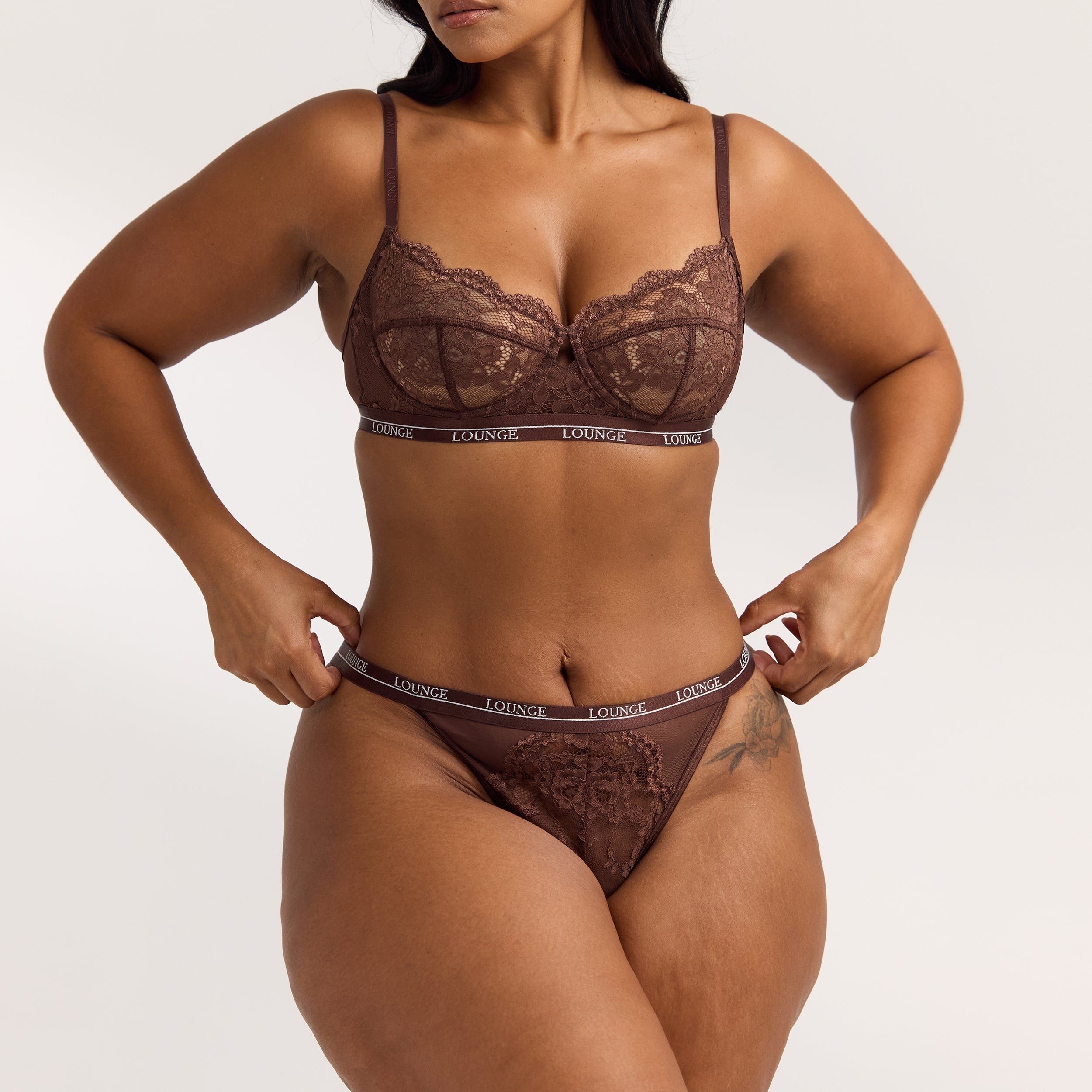 Blossom Balcony Bra | Blossom Balcony Bra - Brunette