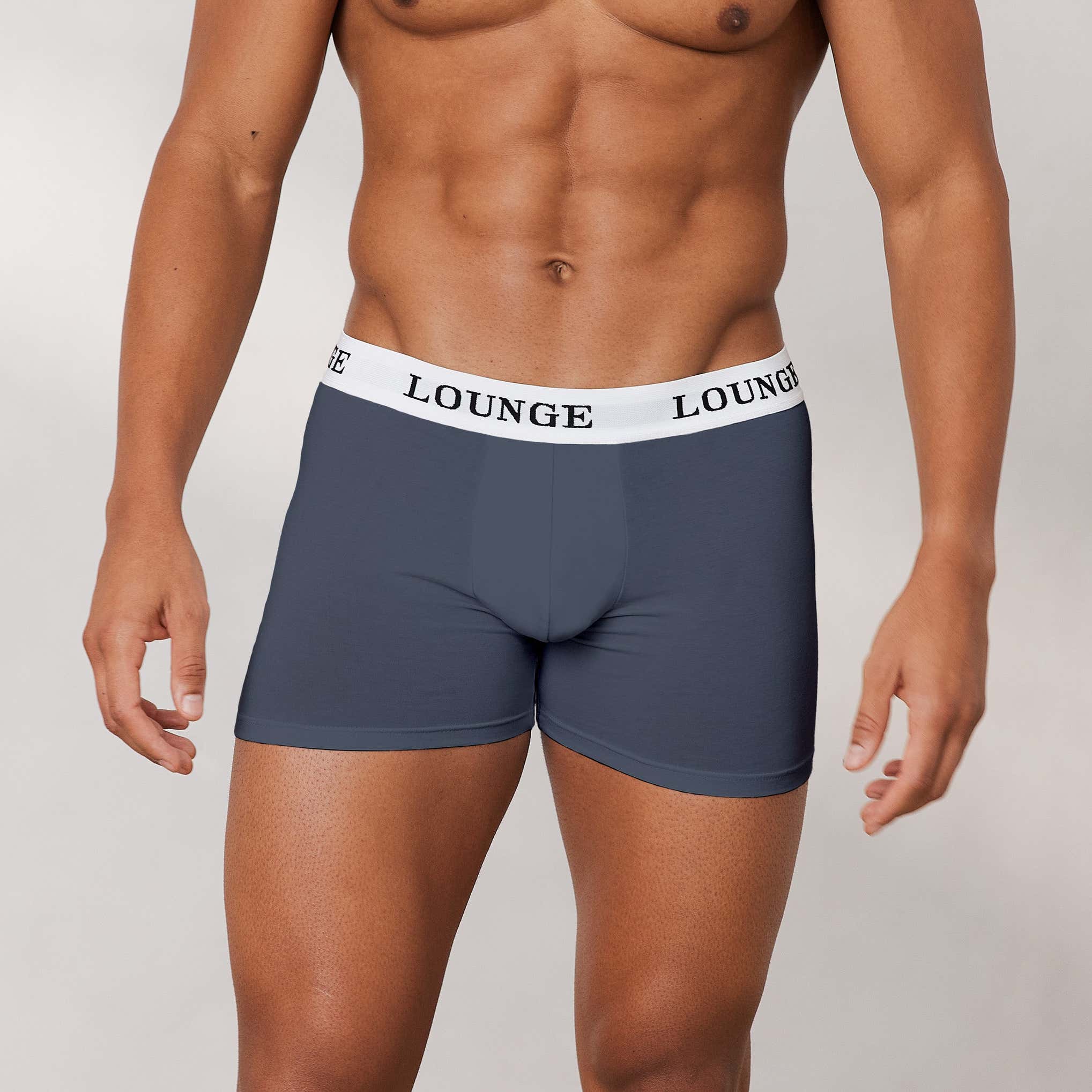Kit Boxer Blue Men's Everyday Boxers (3 Pack) - Smoked Blue