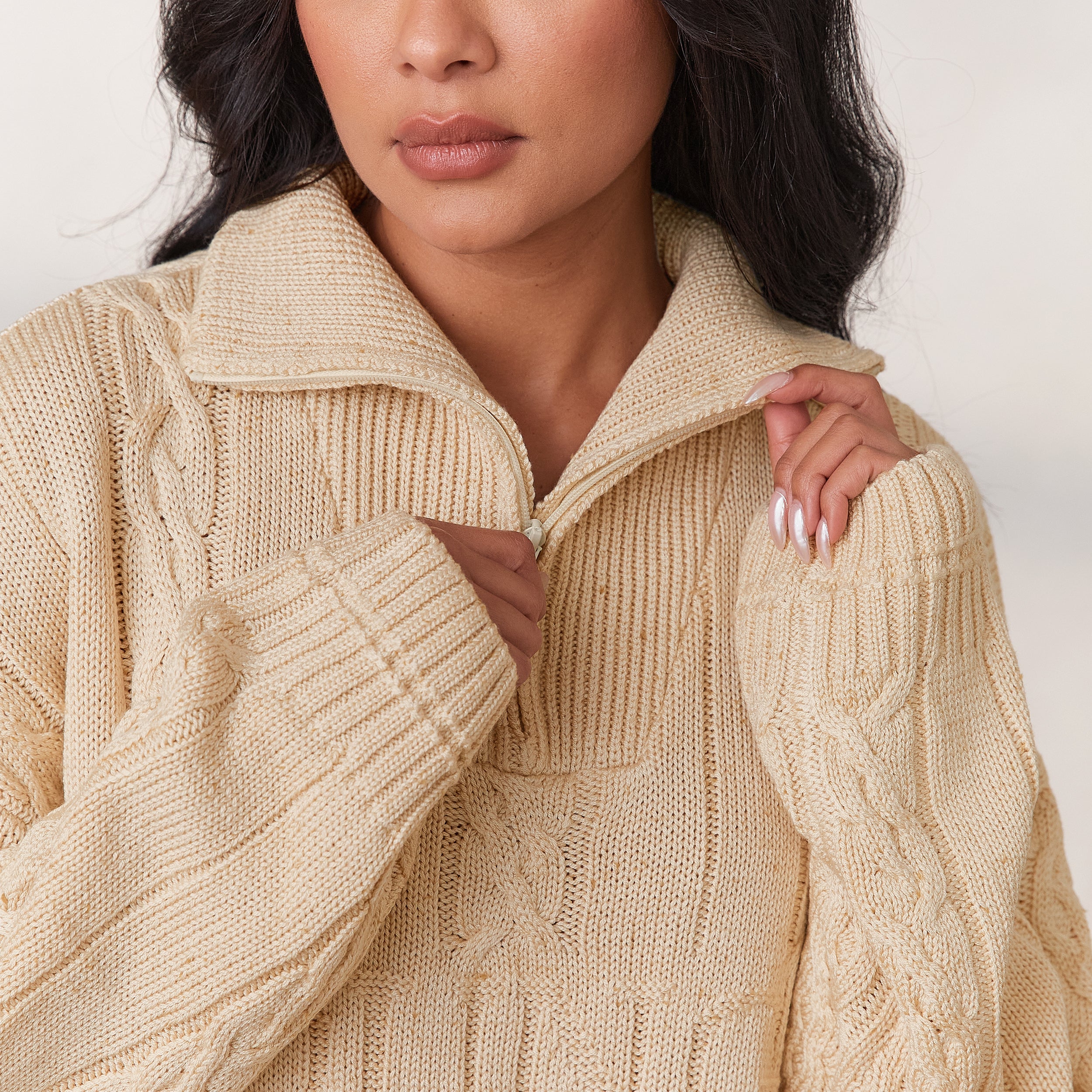 Cozy cream clearance sweater