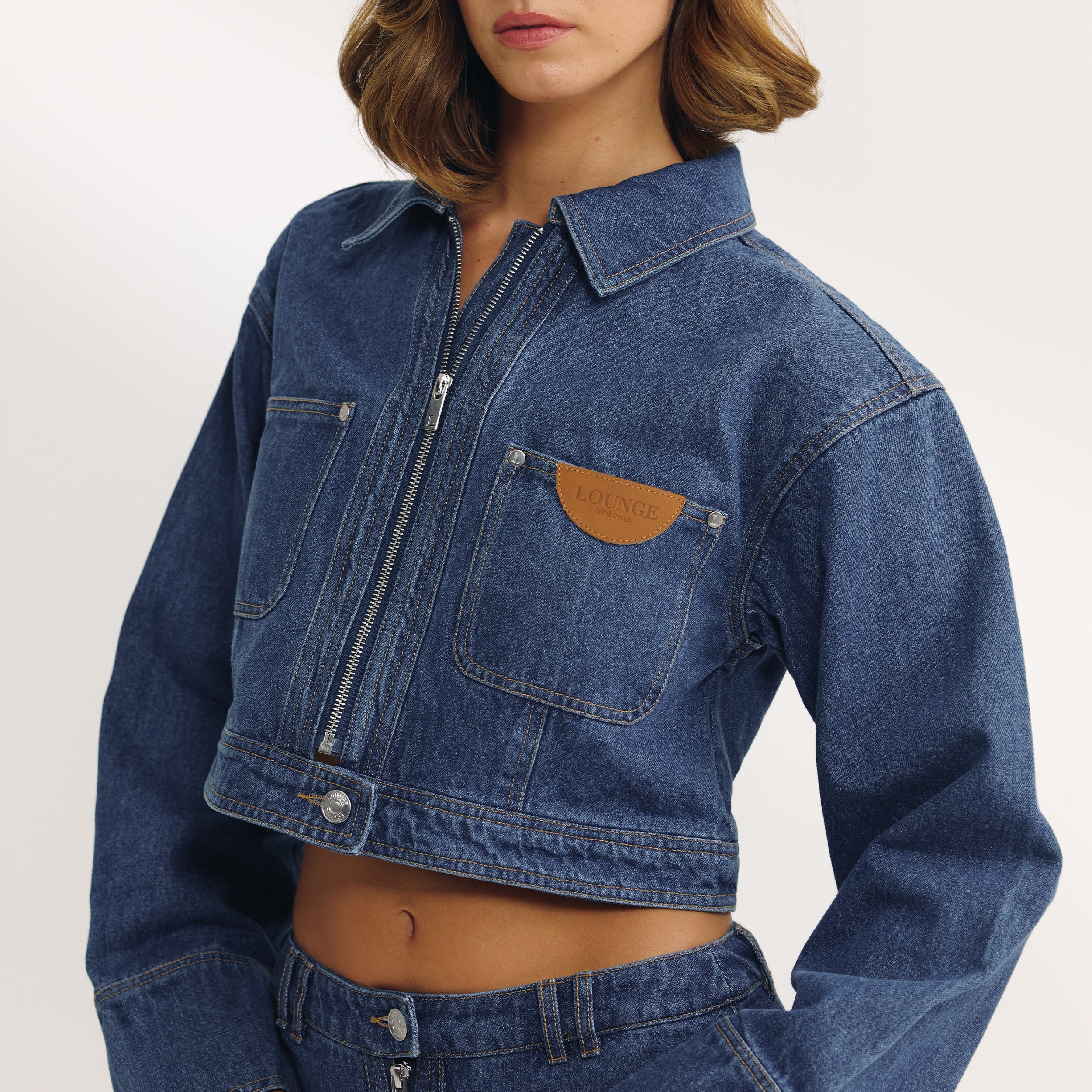 Boxy Denim Jacket | Boxy Denim Jacket - Blue