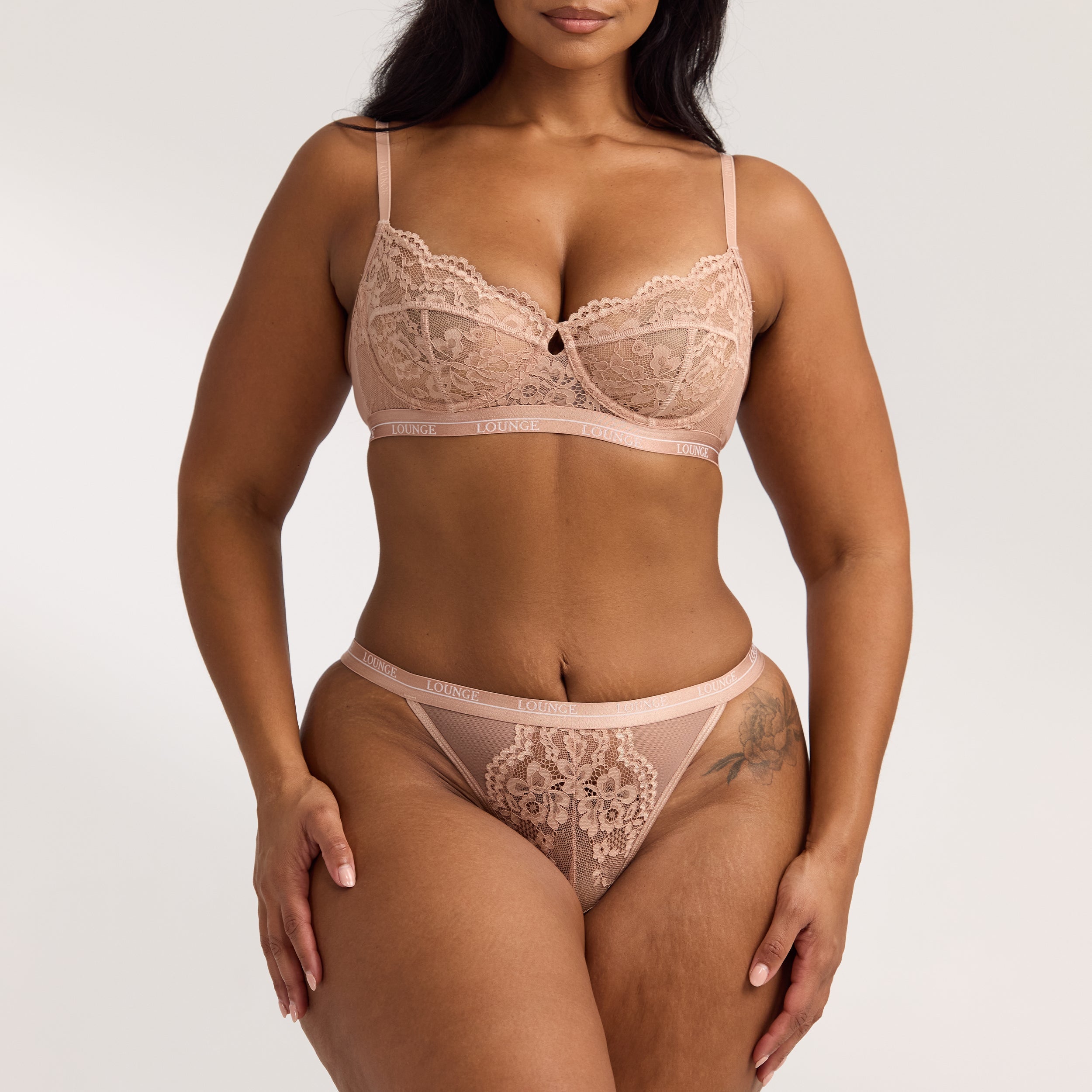 Blossom Balcony Bra | Blossom Balcony Bra - Dusty Rose