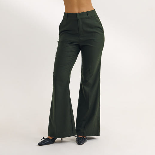Flared Pants - Dark Green alternate