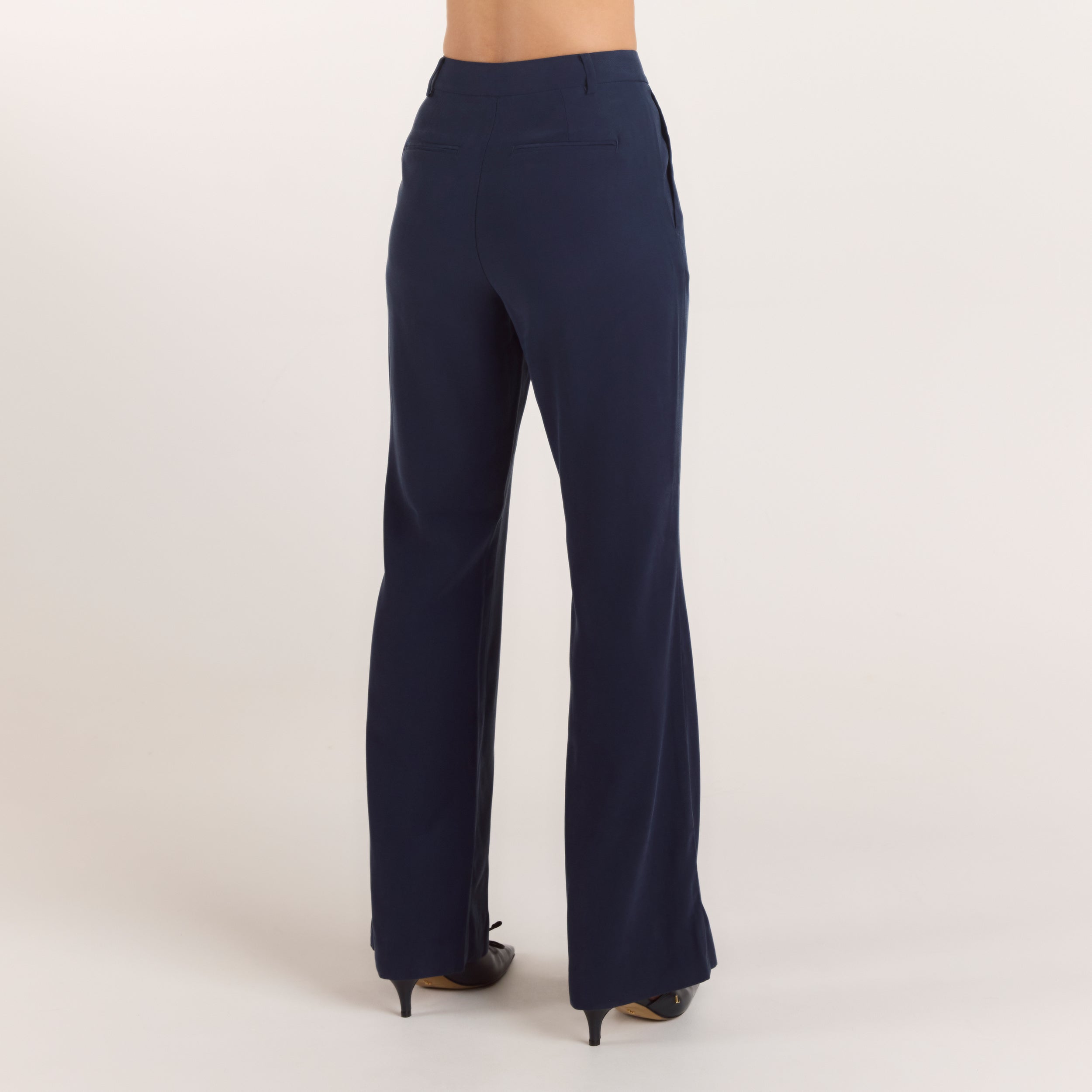 90s Straight-Leg Pants | 90s Straight-Leg Pants - Navy
