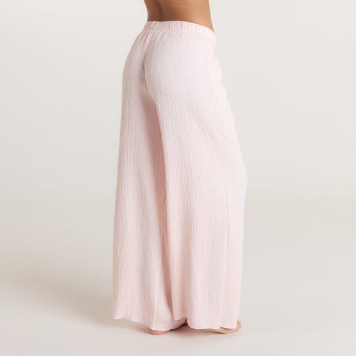 Crinkle Pajama Pants - Pink alternate