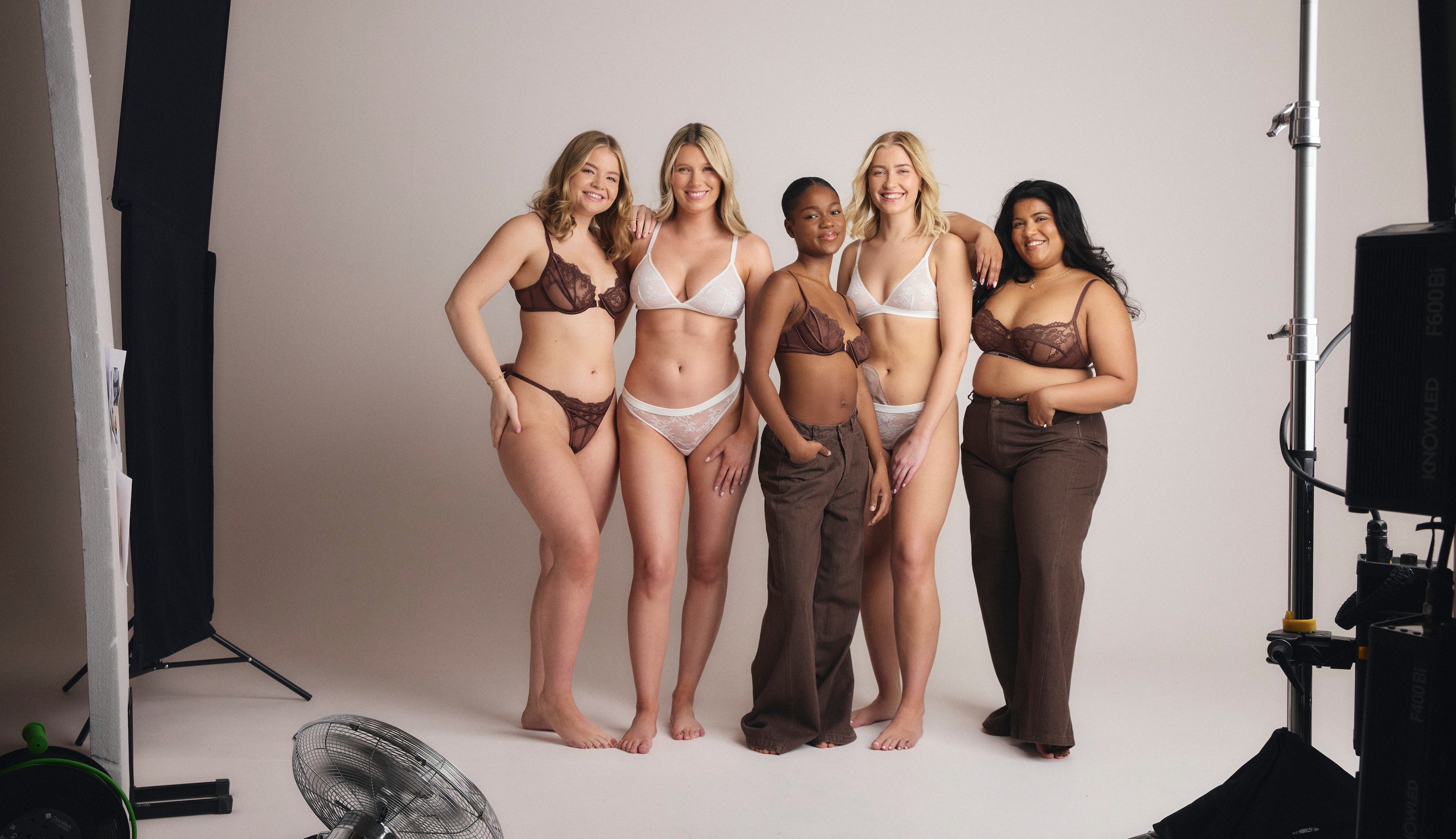 a group of women posing for a photo