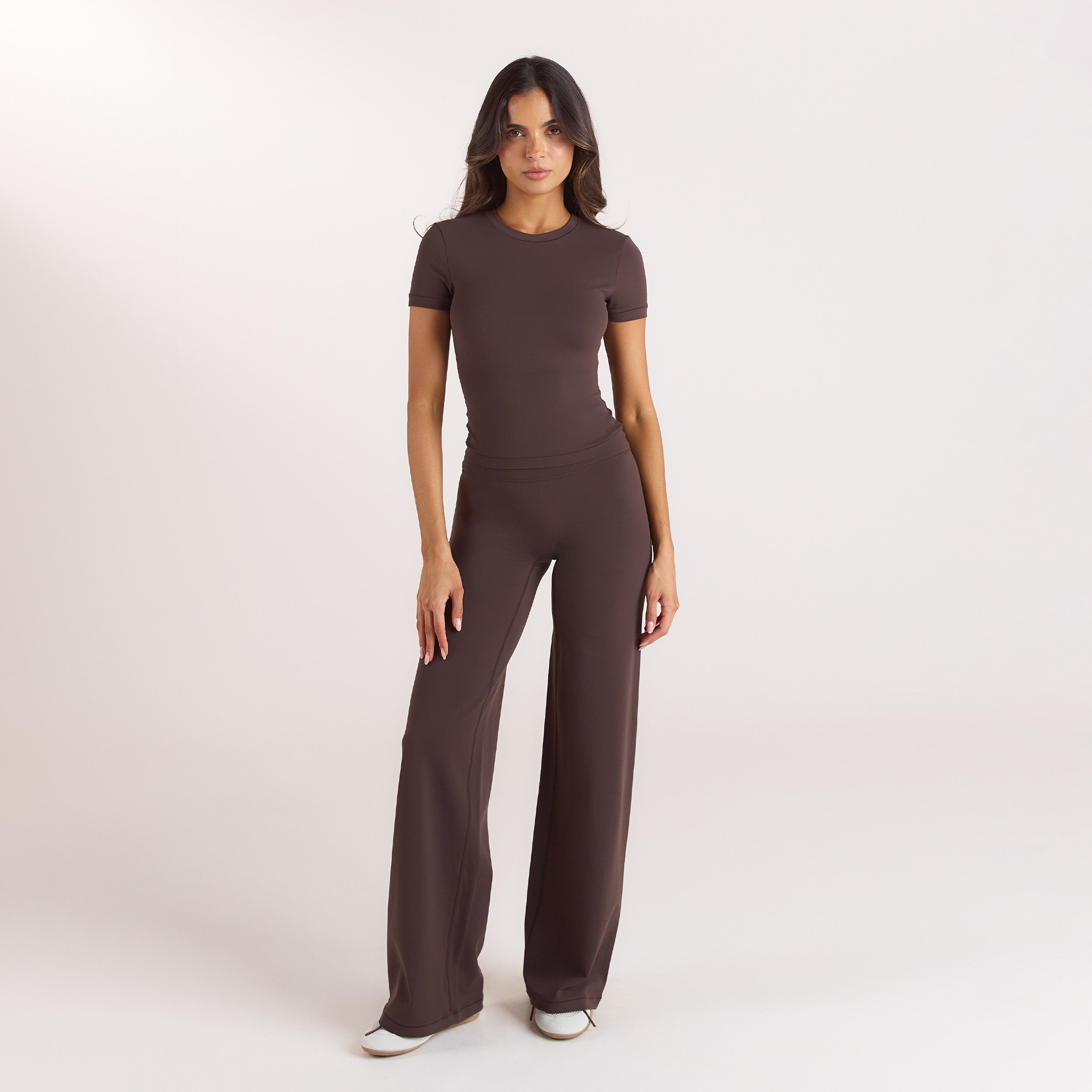 ContourSoft™ Straight-Leg Leggings | ContourSoft™ Straight-Leg Leggings - Dark Chocolate