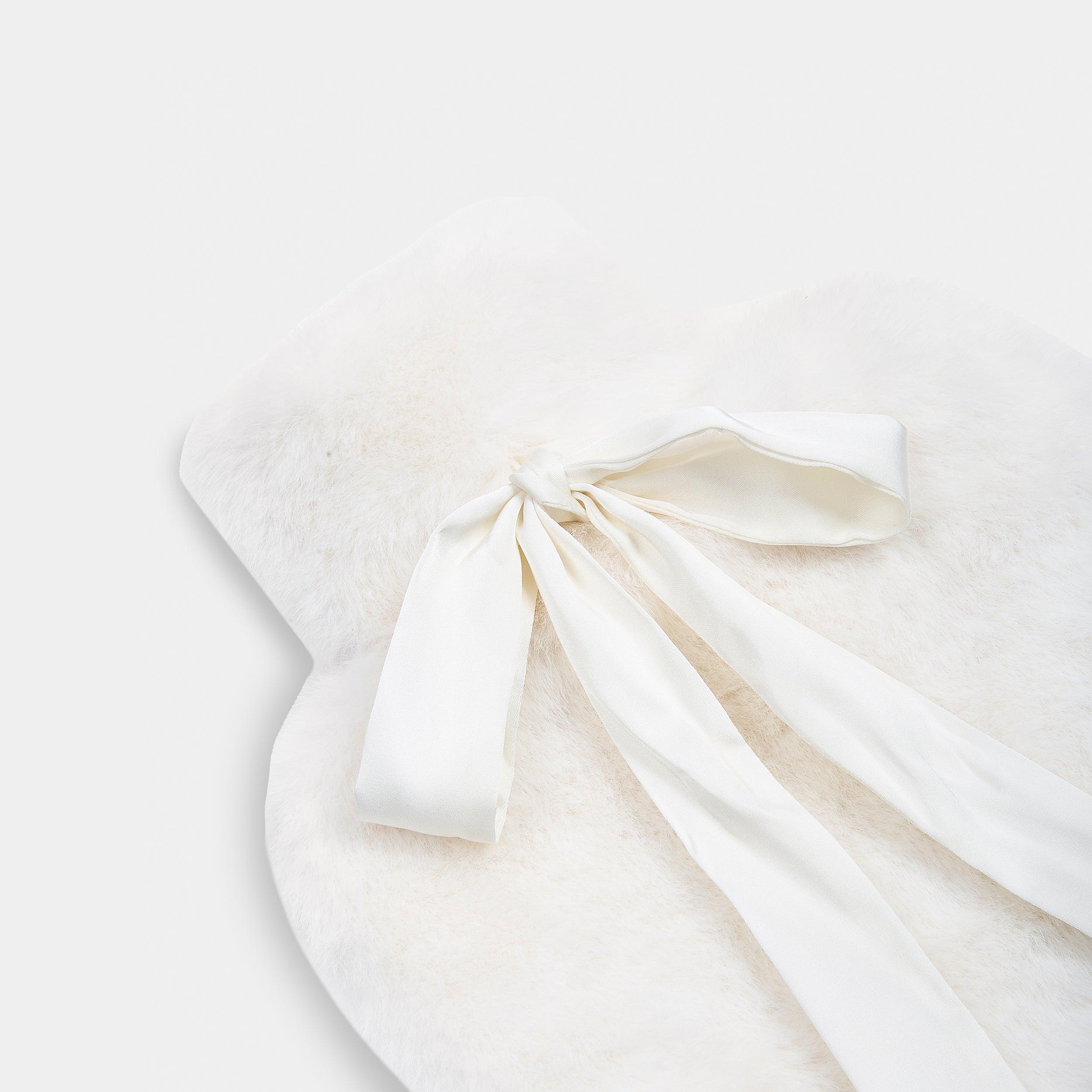 Faux Fur Hot Water Bottle | Faux Fur Hot Water Bottle - Ivory