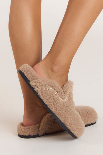 Anya Mule Slippers - Mink alternate