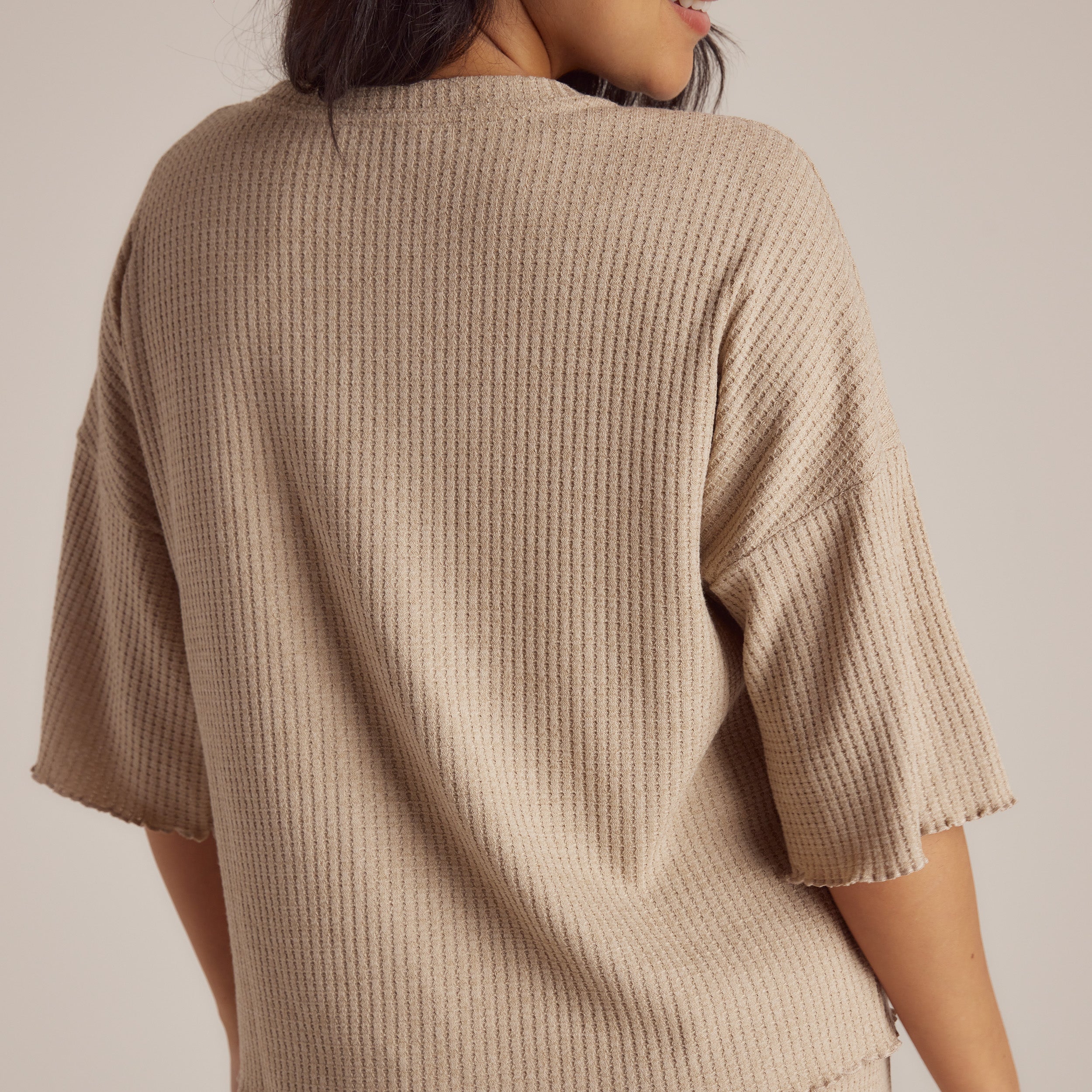 Soft Waffle Pajama Top | Imaani, S