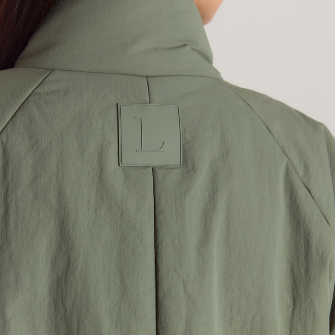 Format Coat Cocoon Puffer Coat - Sage