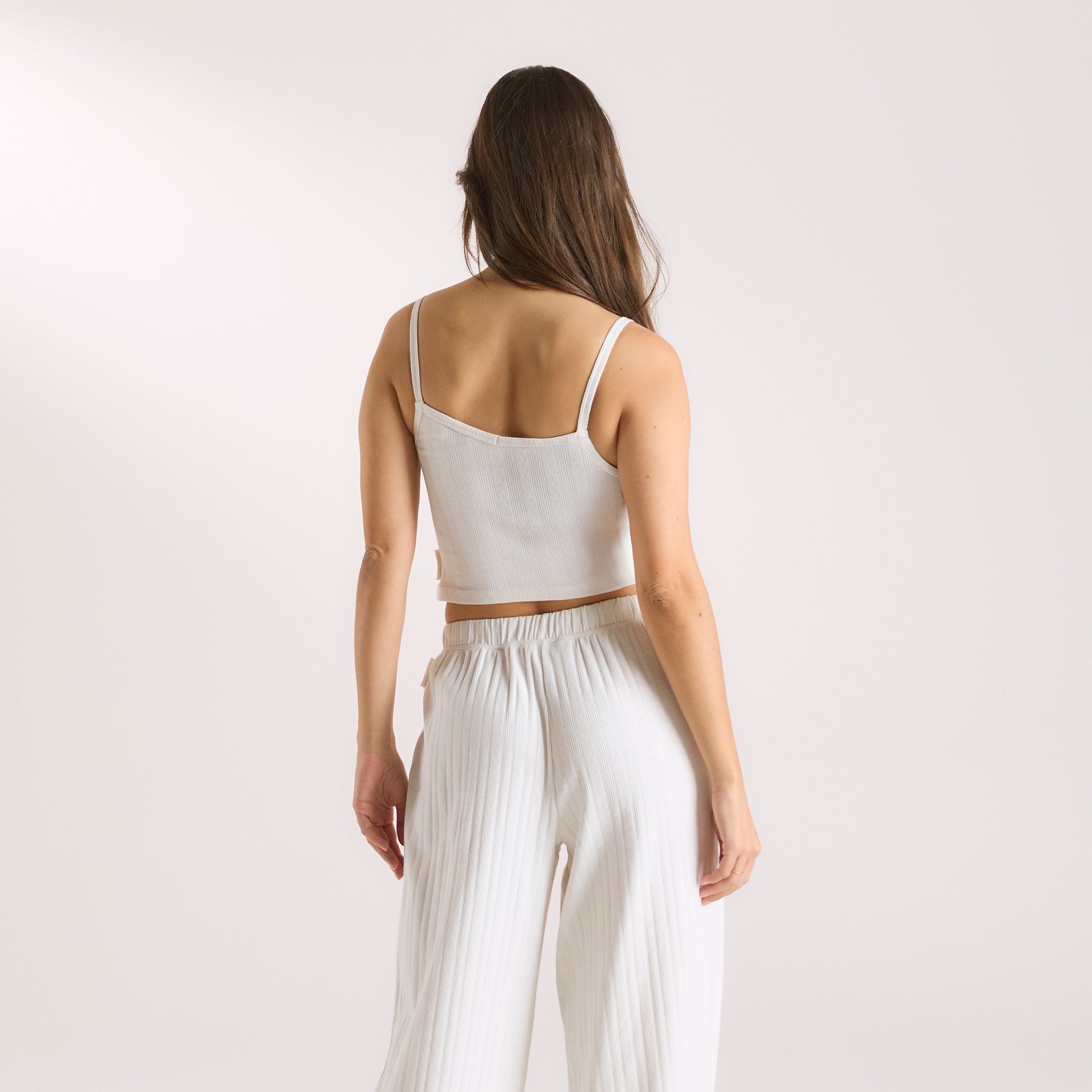 Pointelle Cami Pajama Top | Pointelle Cami Pajama Top - Cream