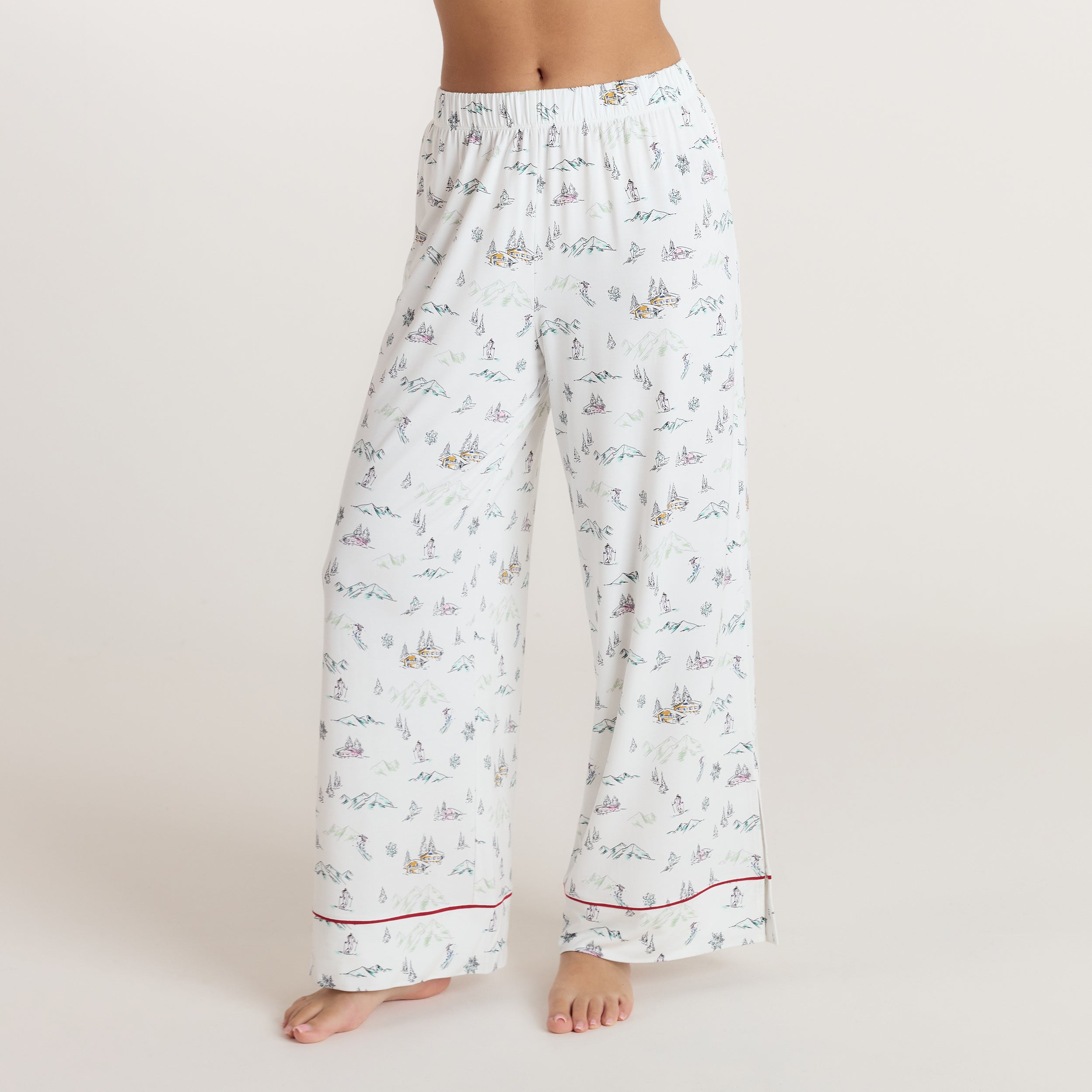 Alpine Dreams Pajama Bottoms | Alpine Dreams Pajama Bottoms - Ski Print