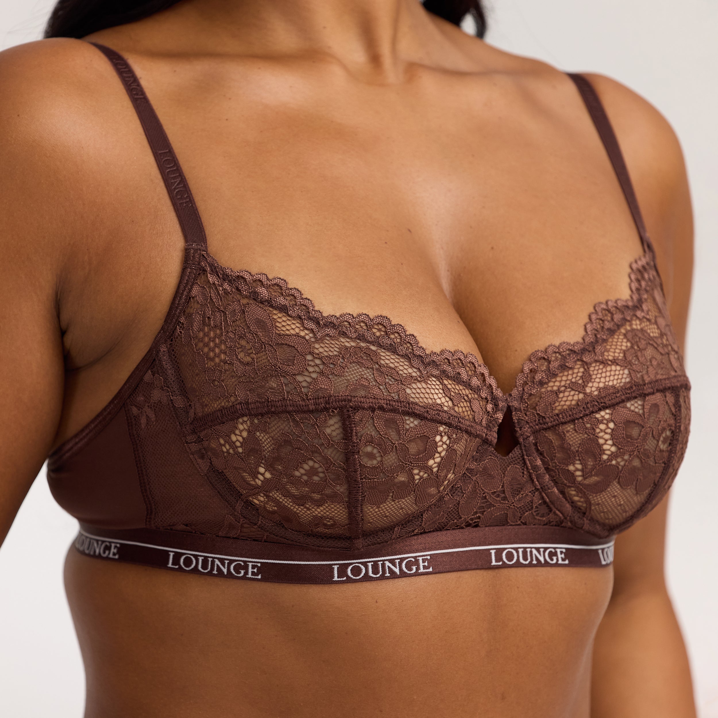Blossom Balcony Bra | Blossom Balcony Bra - Brunette