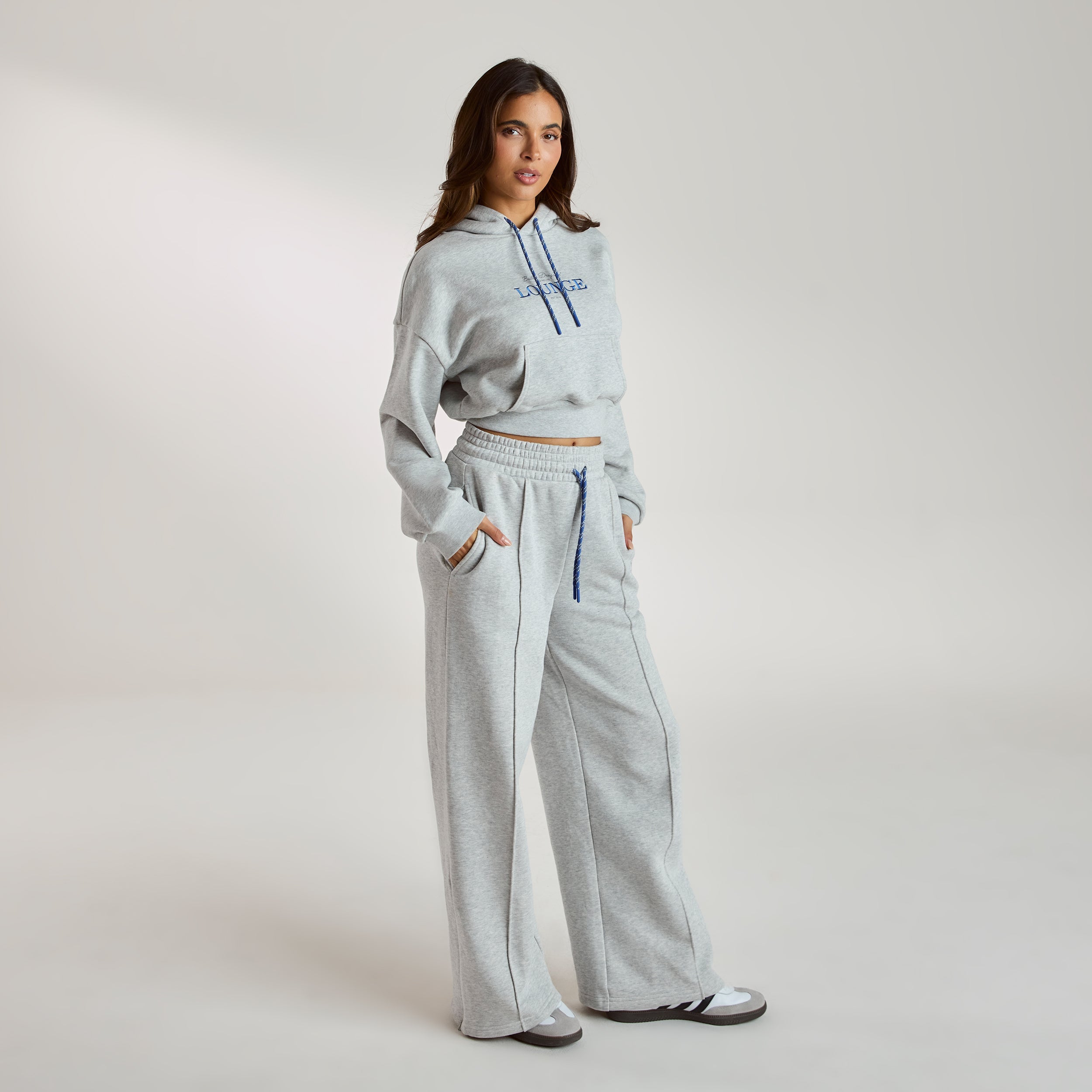 Cropped Hoodie | Cropped Hoodie - Grey Marl