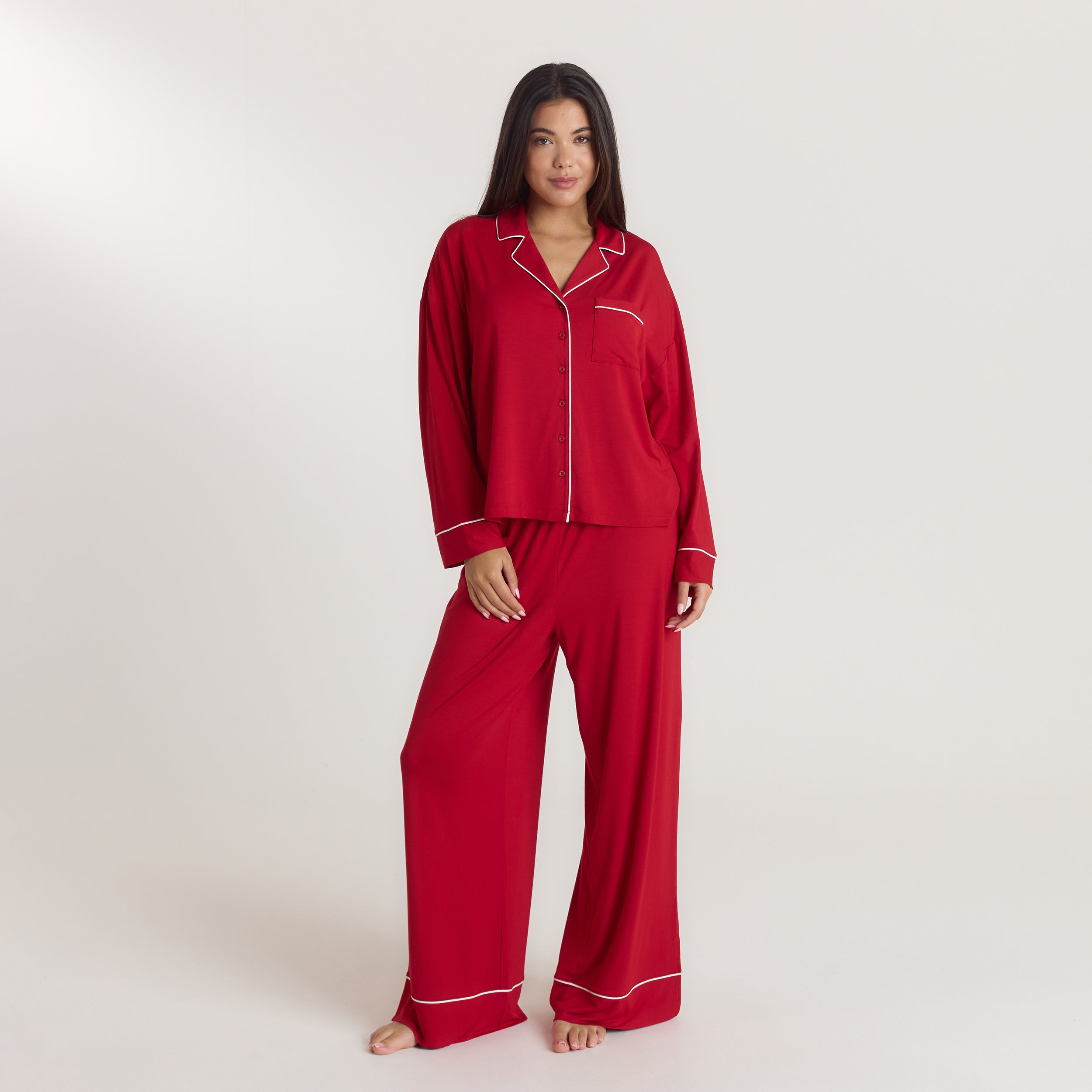 Alpine Dreams Pajama Shirt | Alpine Dreams Pajama Shirt - Red