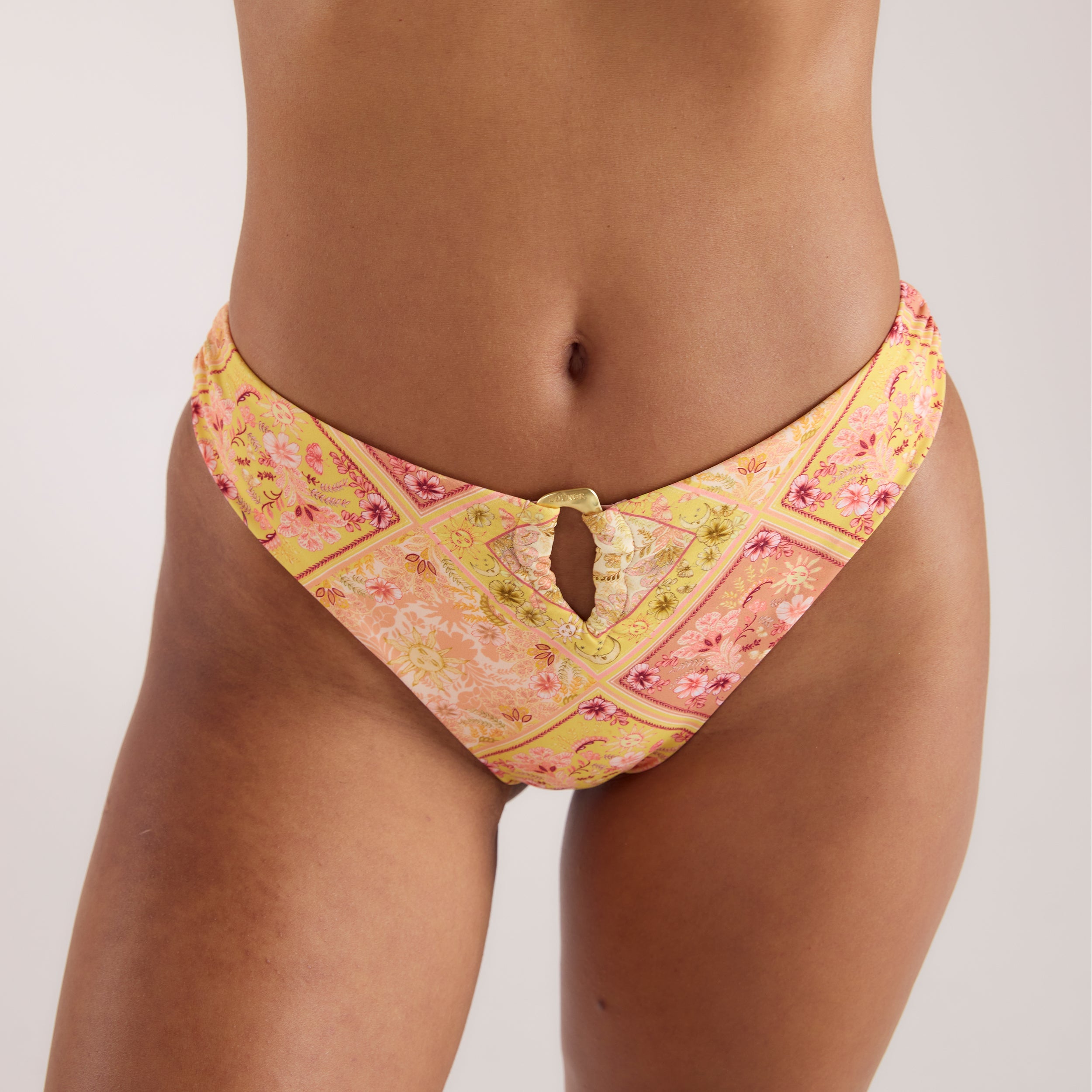 Celestial Front Gather Bikini Briefs | Celestial Front Gather Bikini Briefs - Celestial Print