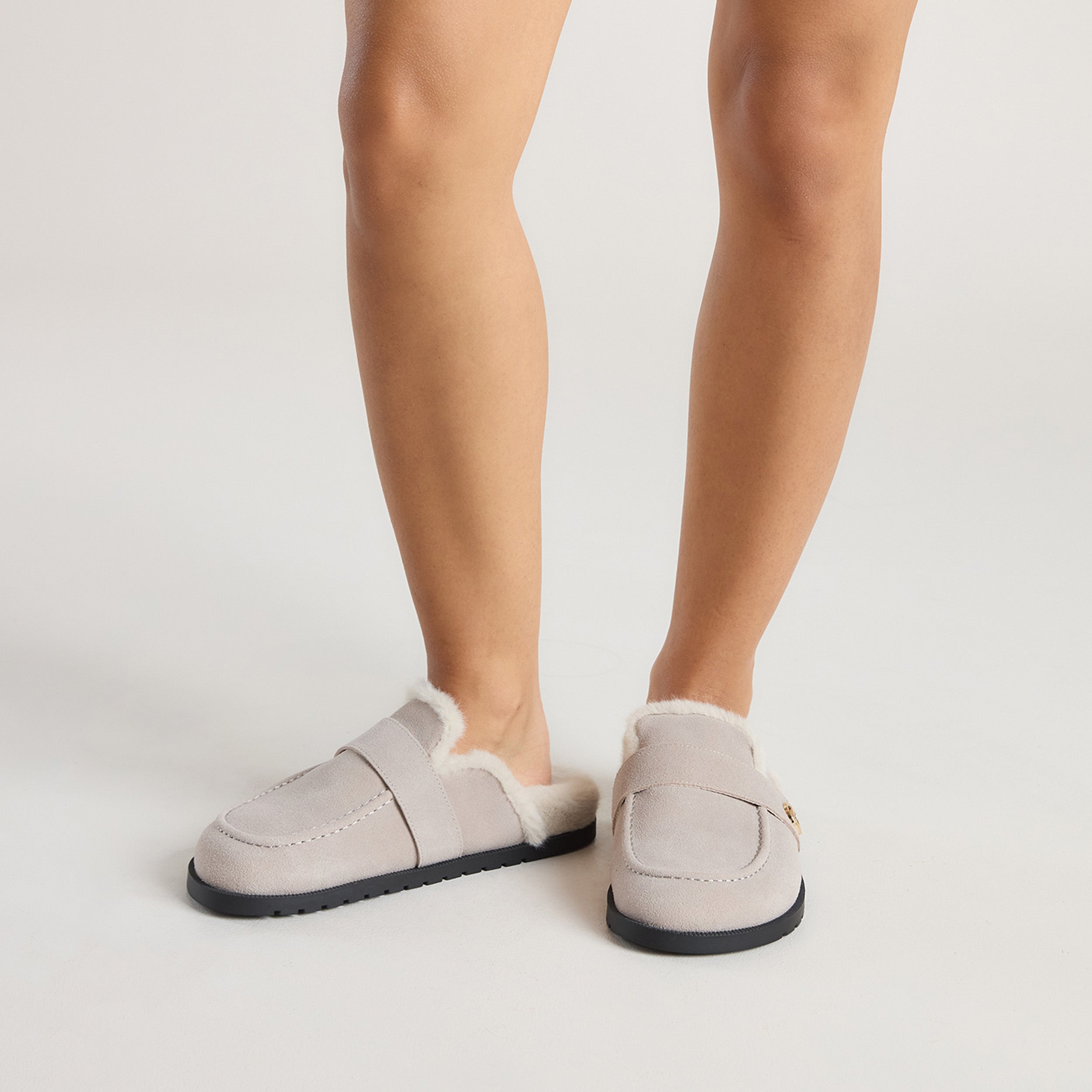 Amara Mules | Amara Mules - Light Grey