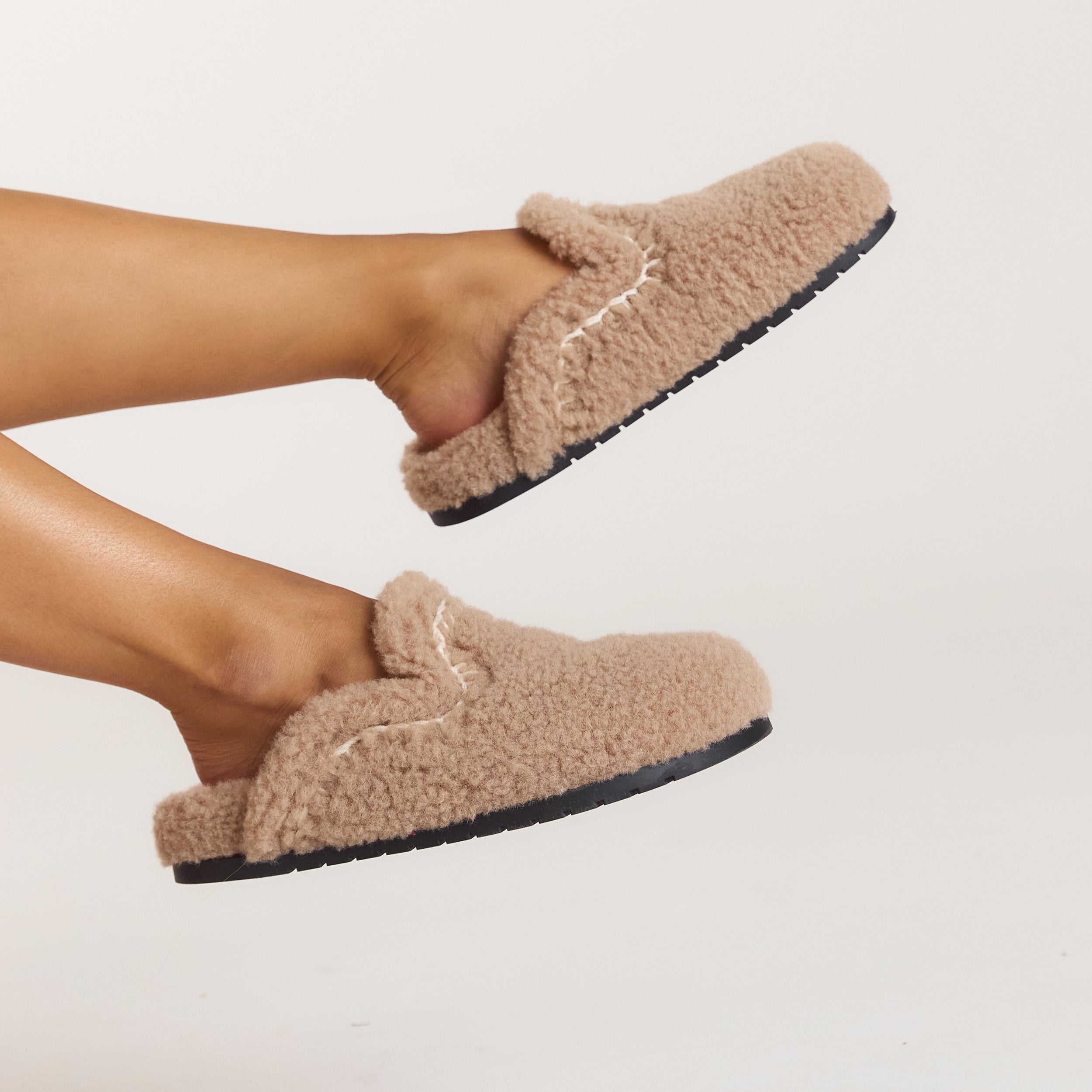 Anya Mule Slippers | Anya Mule Slippers - Mink