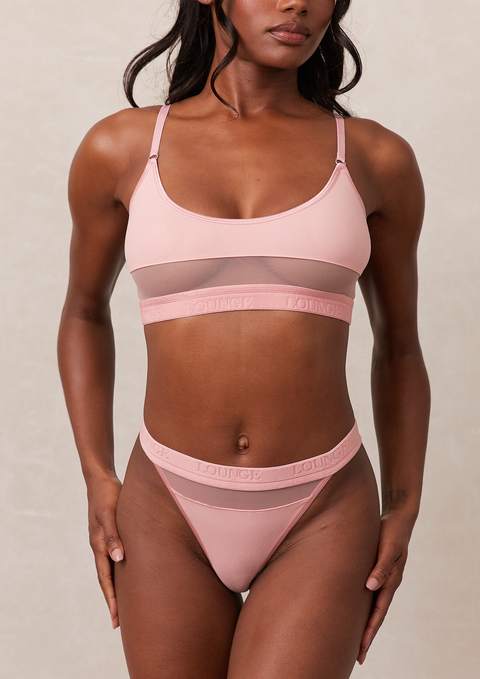LUNA Sheer Pink Mesh and Mint Lace Bralette/ Double D/ Pink and Blue  Bralette/ Sexy Summer Bralette/ Front Clasp/ Softest Bra -  Canada