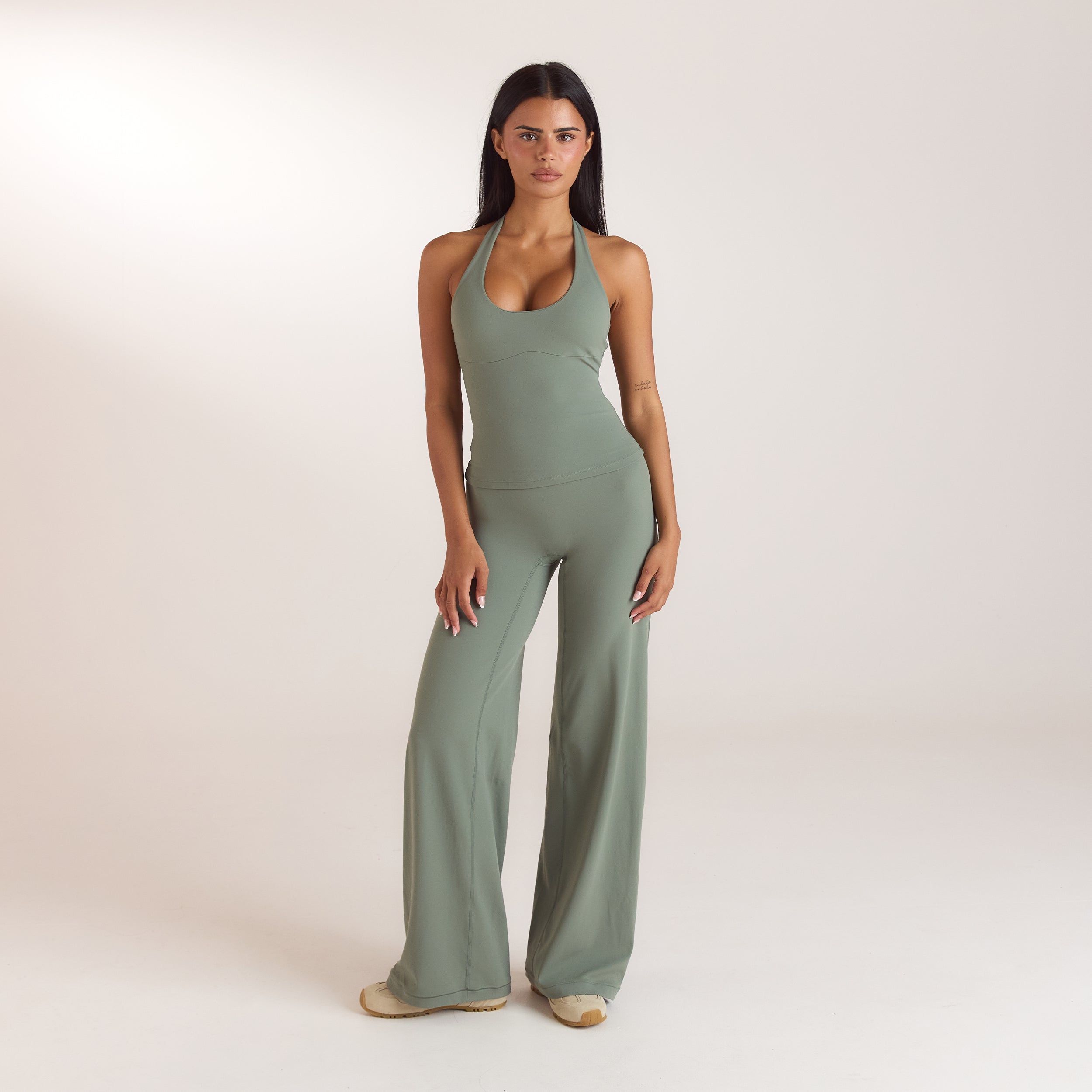 ContourSoft™ Straight-Leg Leggings | ContourSoft™ Straight-Leg Leggings - Sage Green