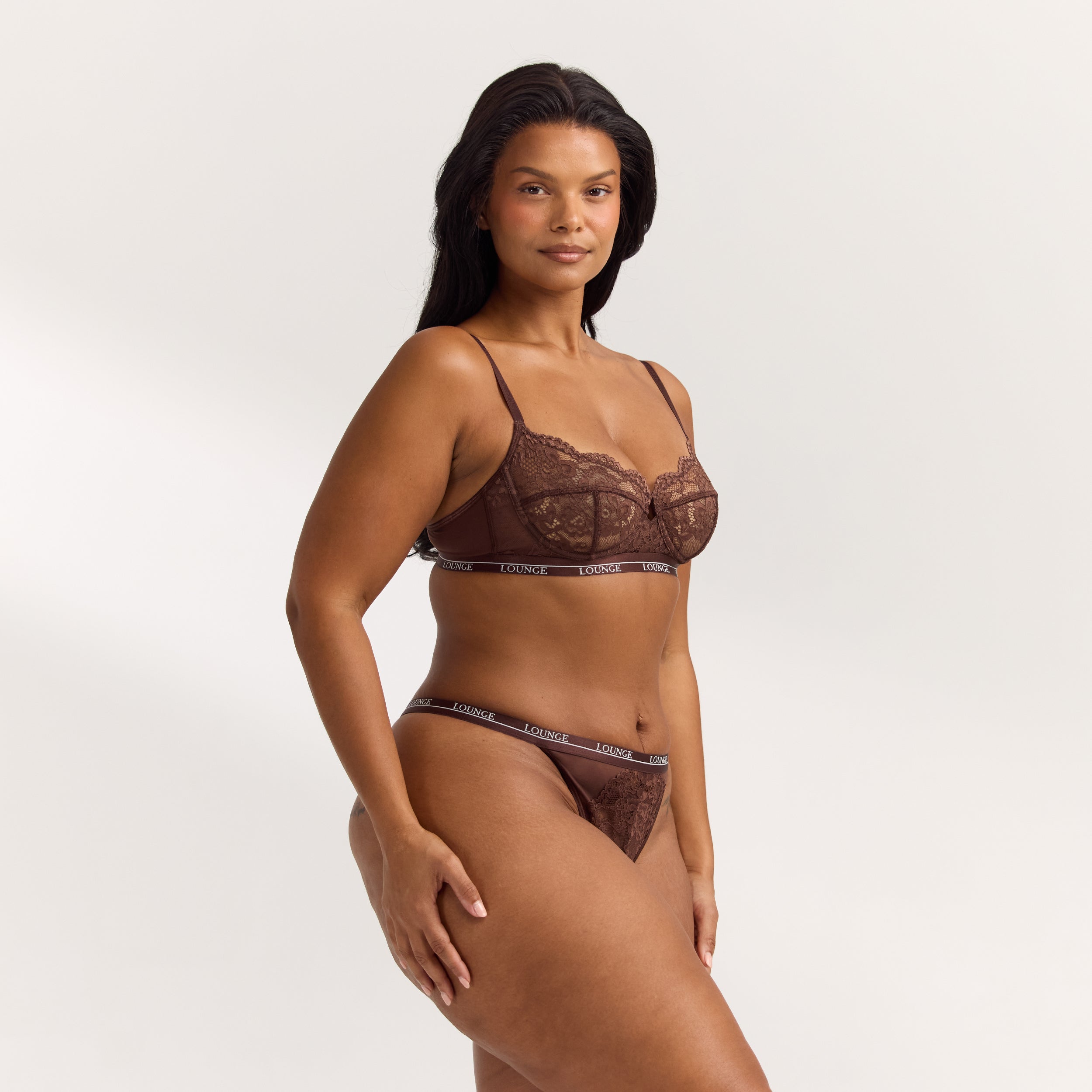 Blossom Balcony Bra | Blossom Balcony Bra - Brunette