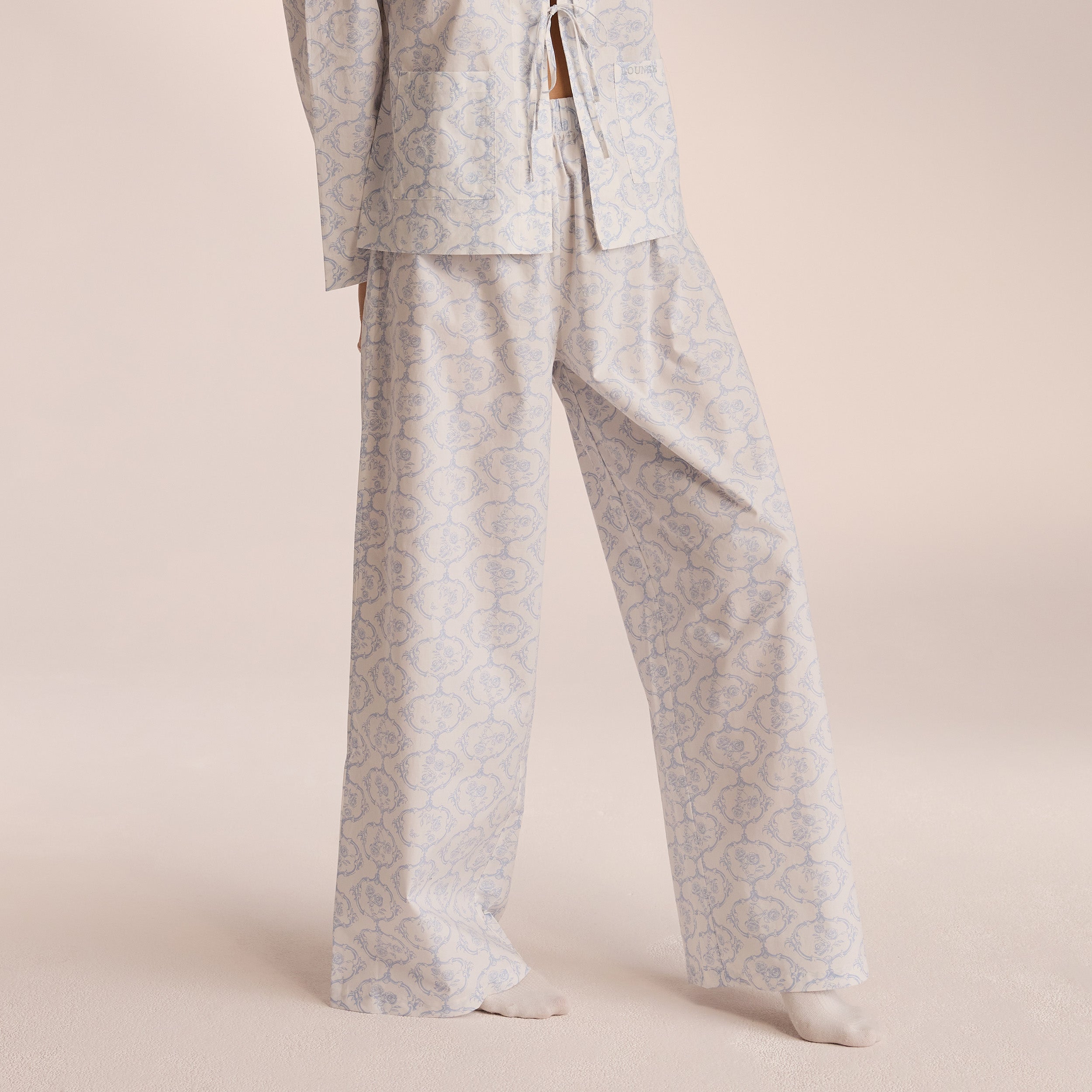 Cotton Pajama Pants  | Miki, S
