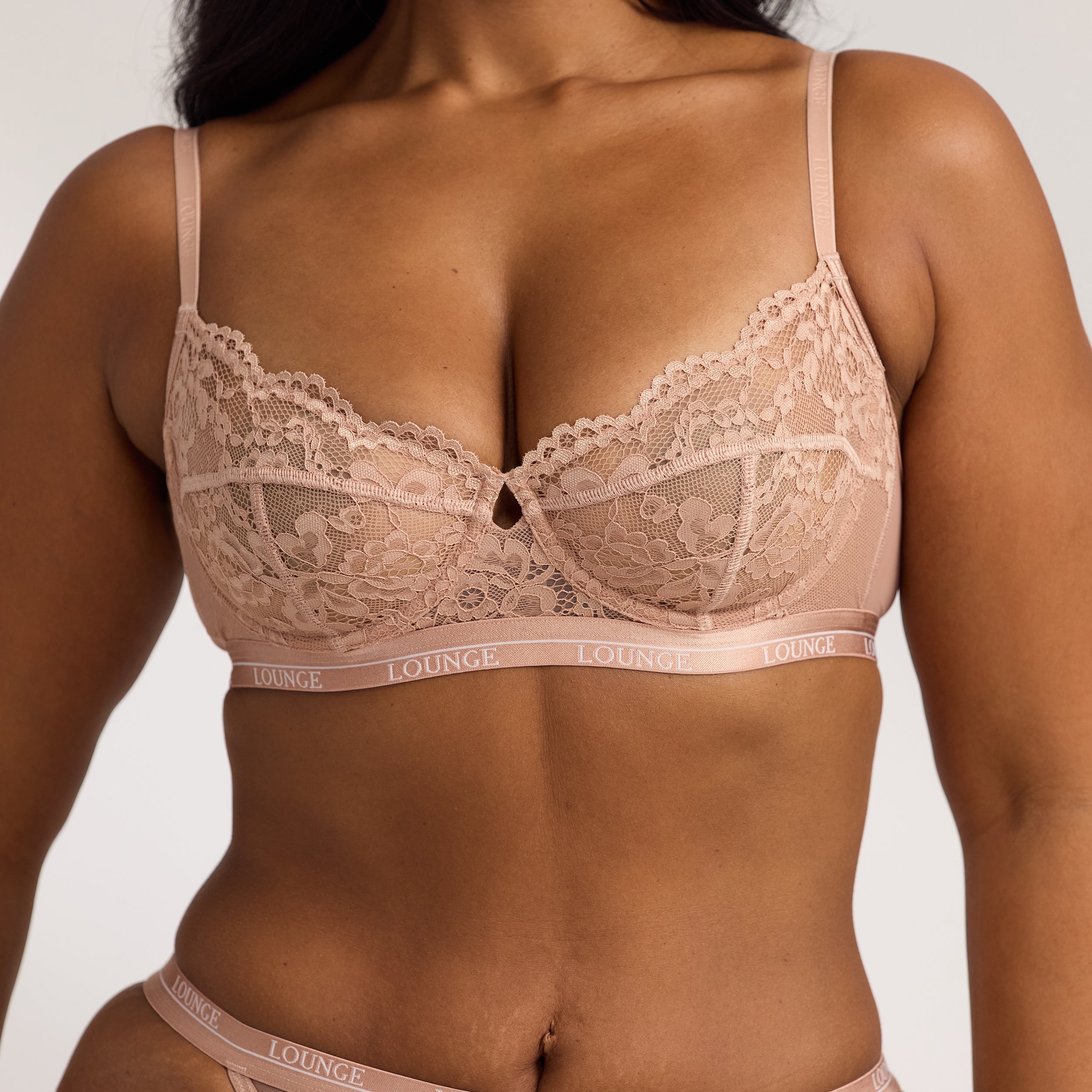 Blossom Balcony Bra | Blossom Balcony Bra - Dusty Rose