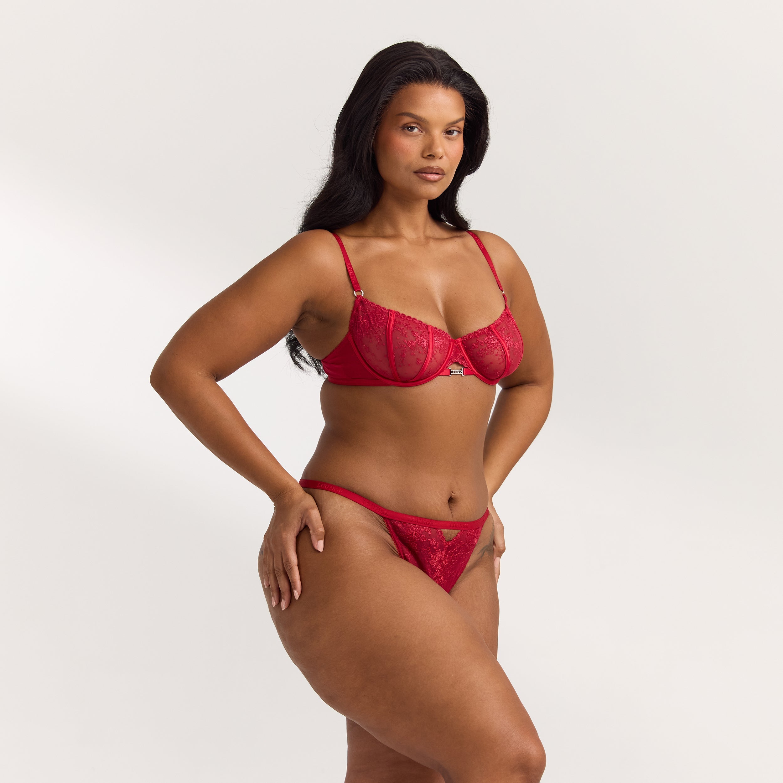 Flirt Balcony Bra | Flirt Balcony Bra  - Maroon