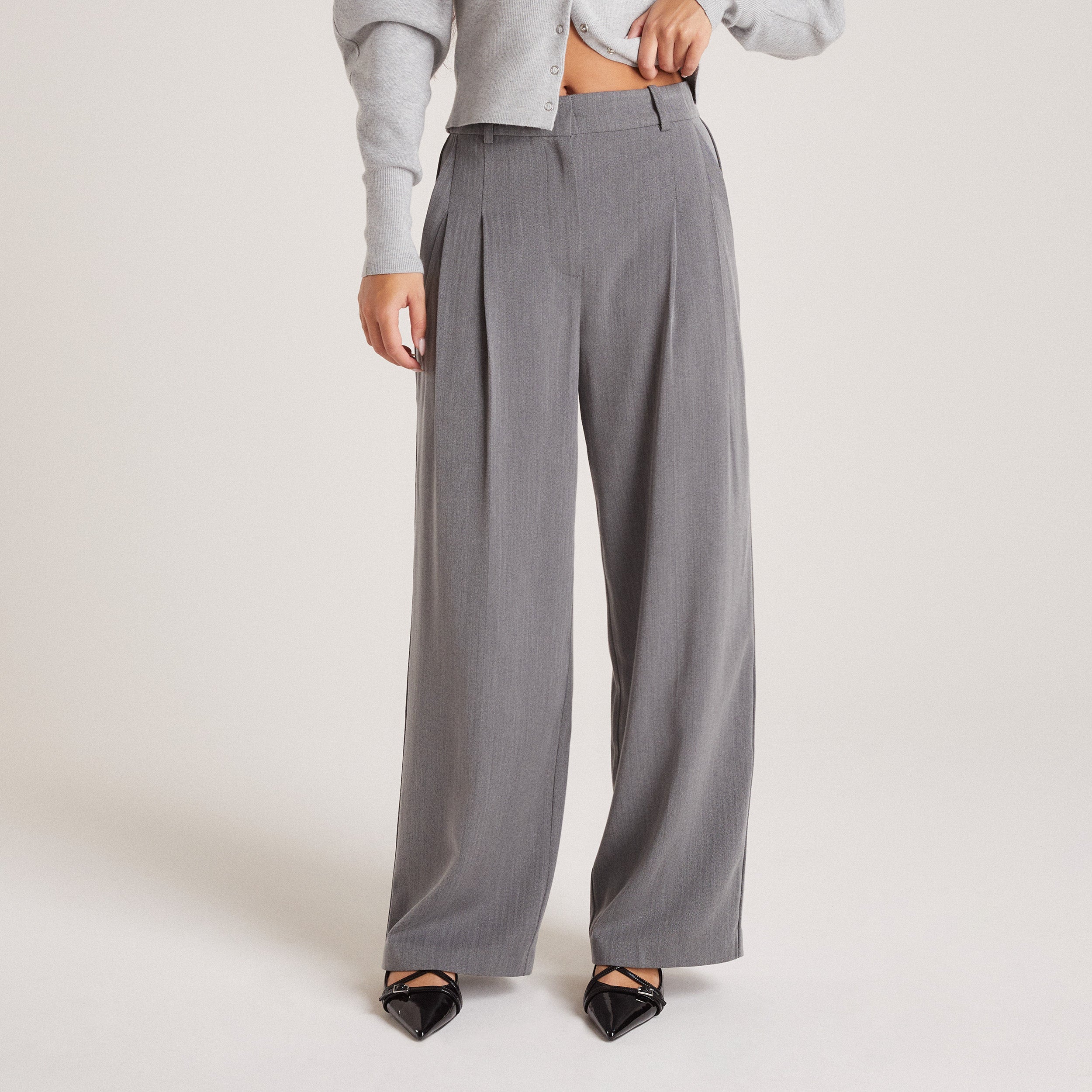 Tailored Pants | Tailored Pants - Grey