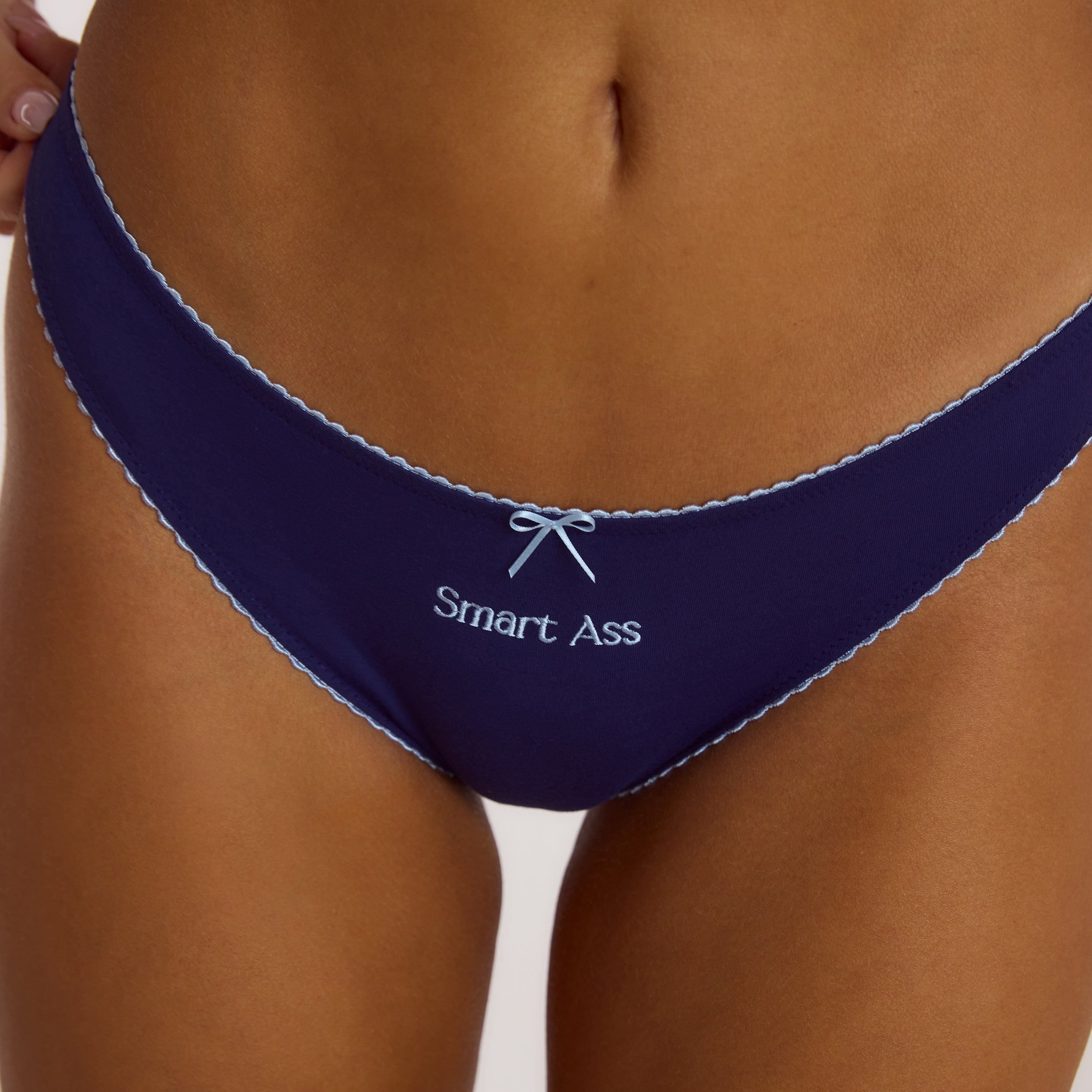 Slogan Thongs (3-Pack) | Slogan Thongs (3-Pack) - Navy
