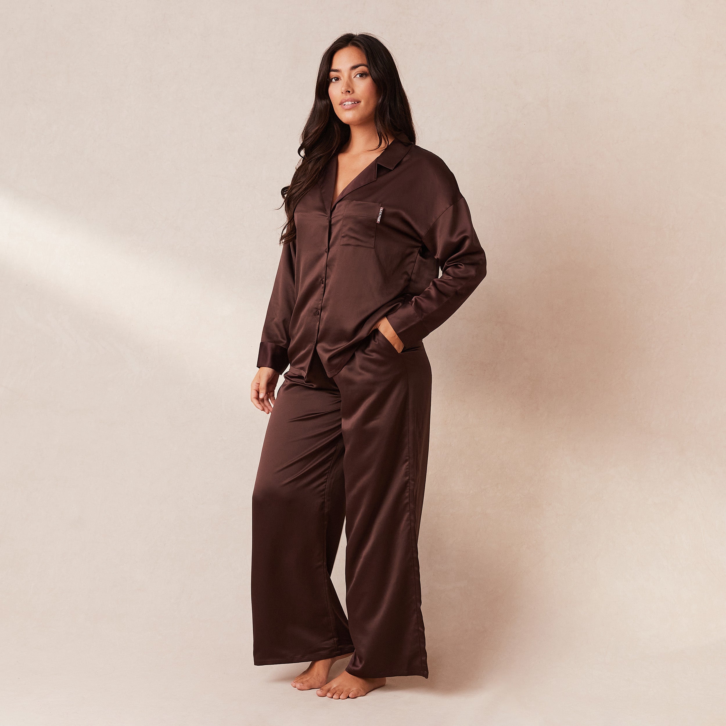 Satin jammies discount