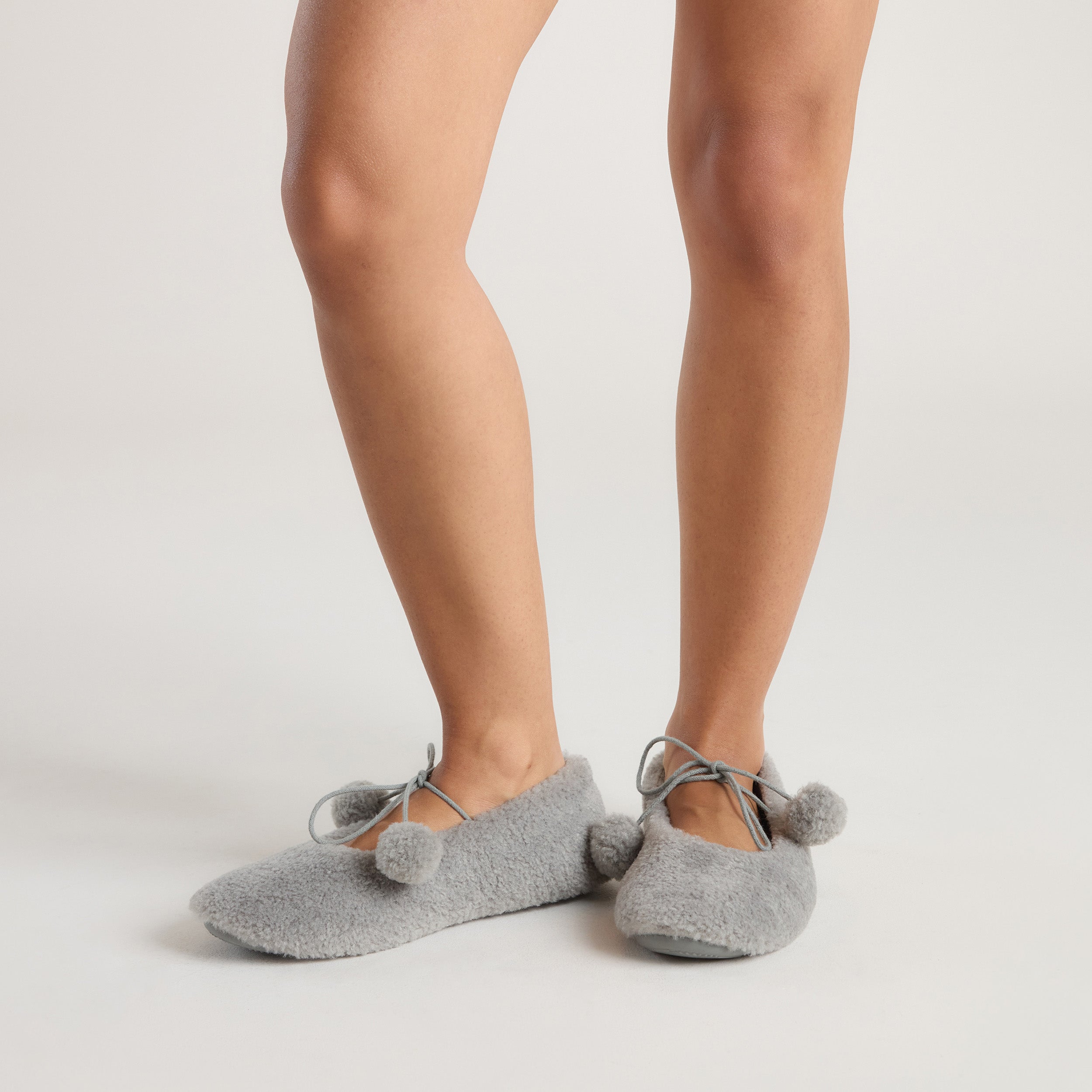 Poppy Ballet Slippers | Poppy Ballet Slippers - Grey