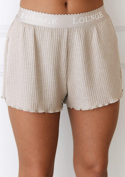 Soft Waffle Pajama Shorts - Mink – Lounge Underwear