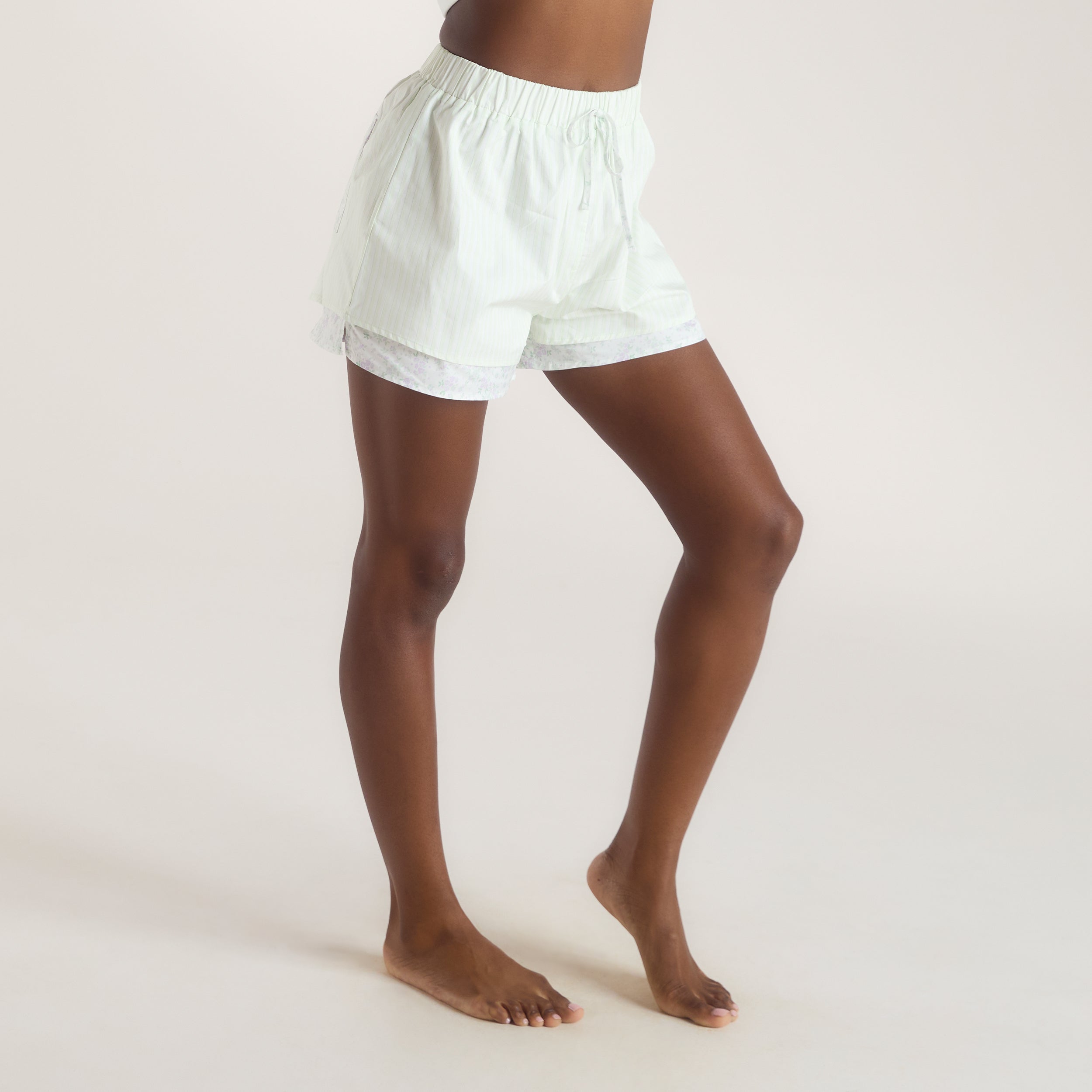 Bloom & Stripe Pajama Shorts | Bloom & Stripe Pajama Shorts - Sage