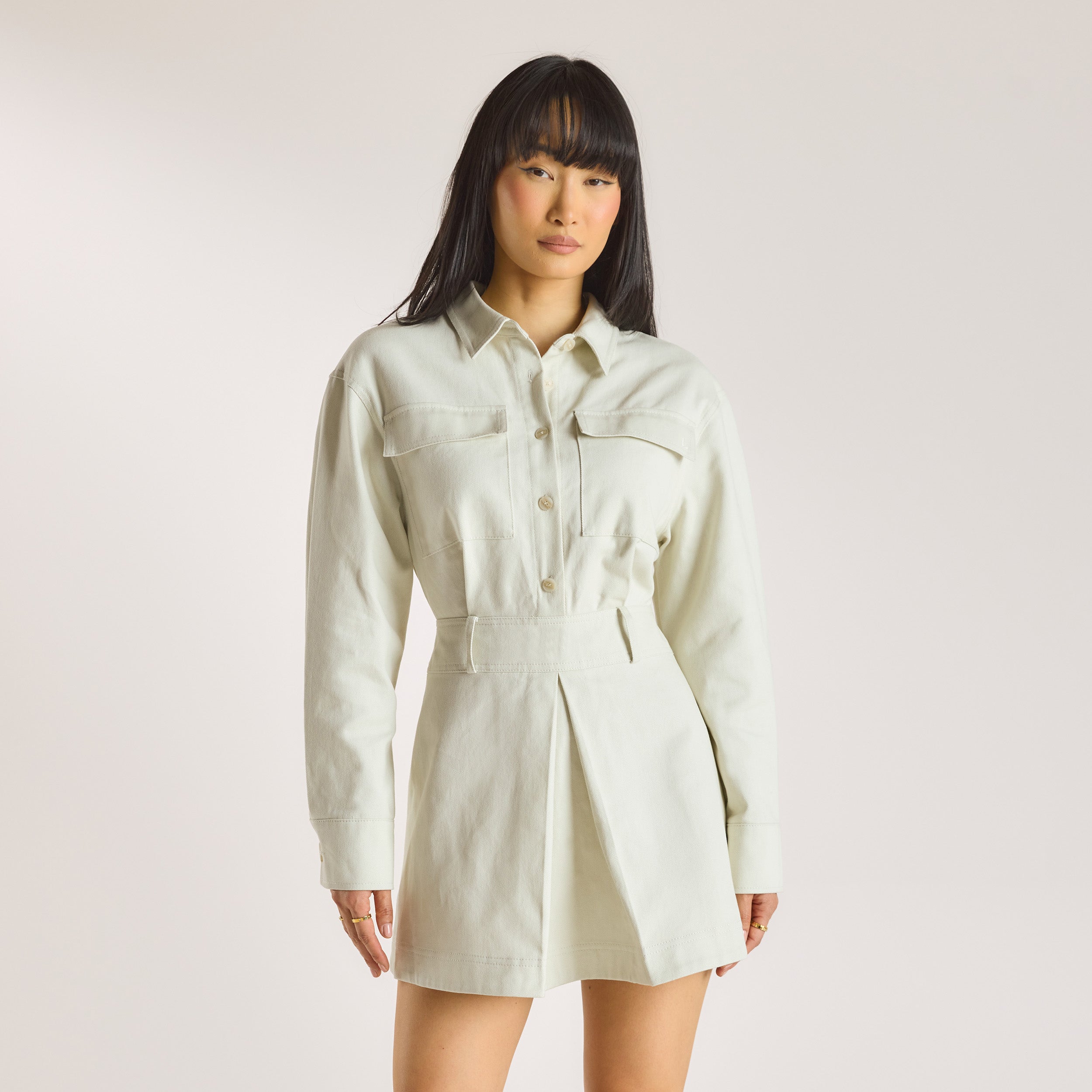 Utility Dress  | Utility Dress - Stone