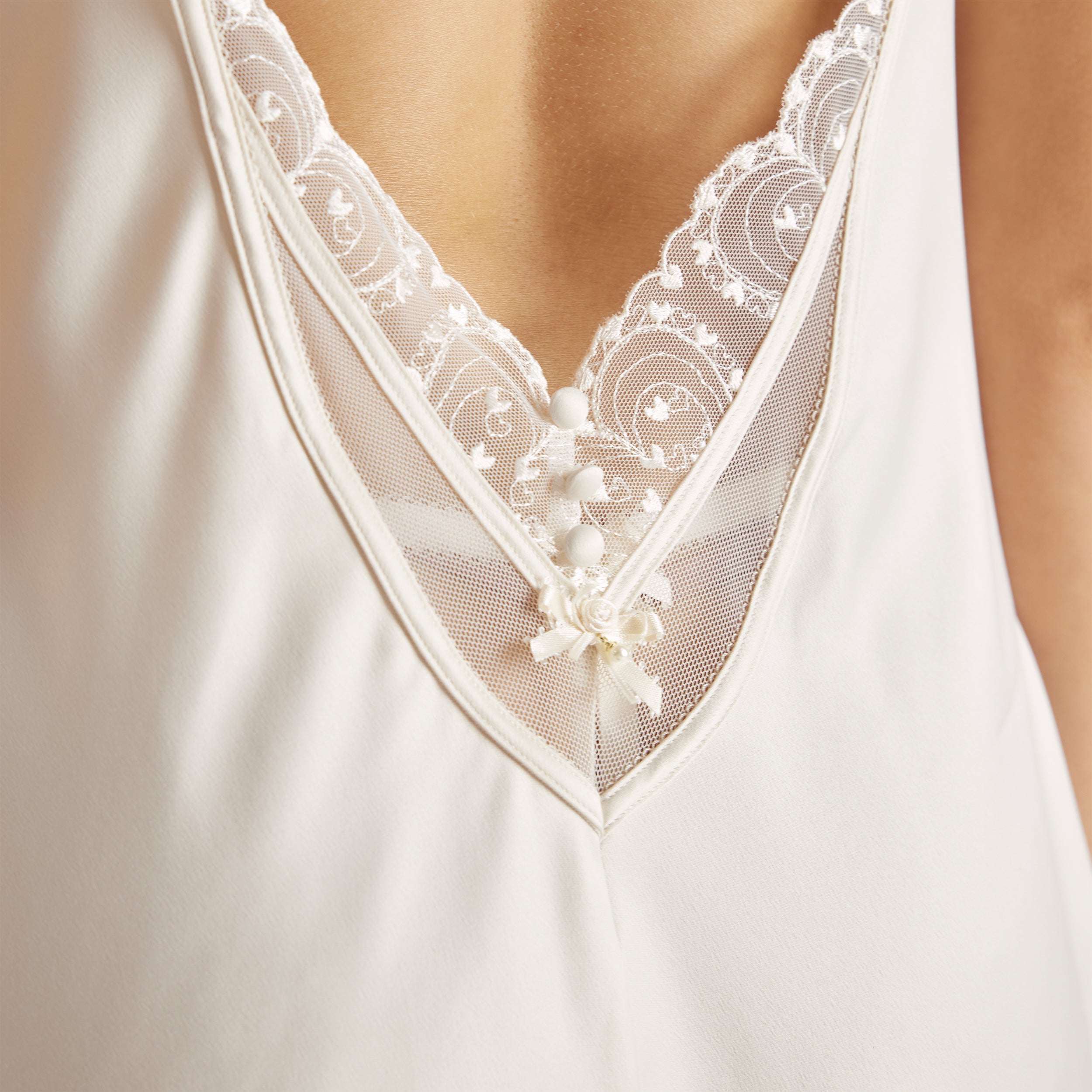 Isabella Slip Dress Set | Isabella Slip Dress (Set) - Ivory