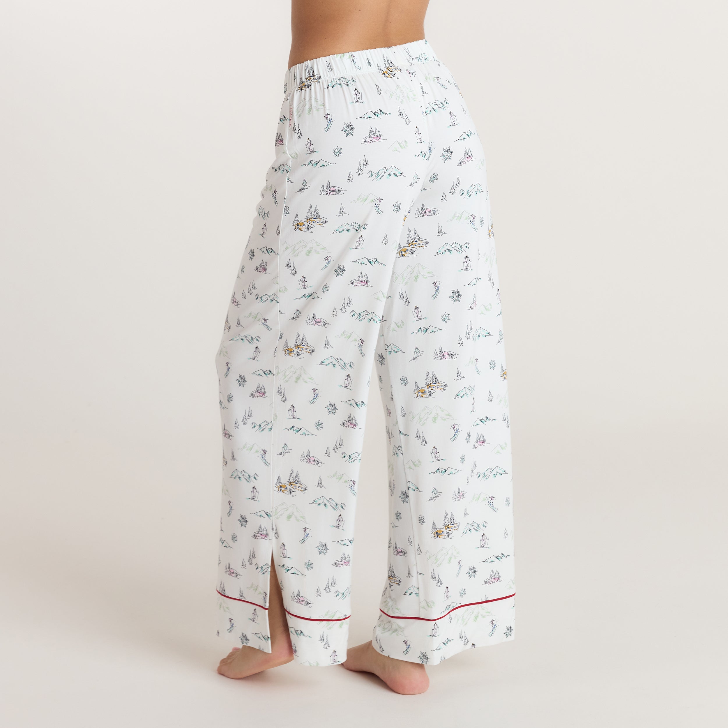 Alpine Dreams Pajama Bottoms | Alpine Dreams Pajama Bottoms - Ski Print