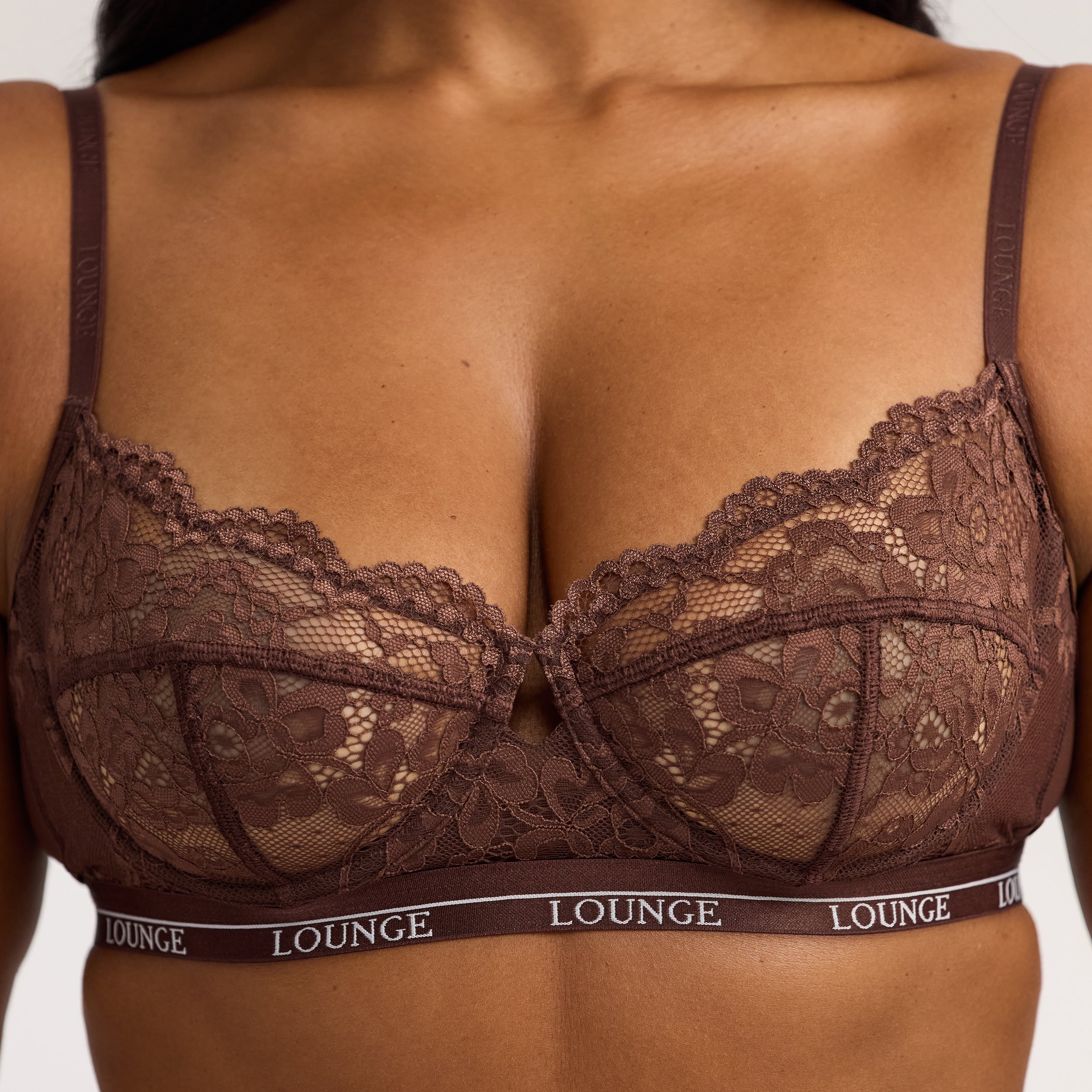 Blossom Balcony Bra | Blossom Balcony Bra - Brunette