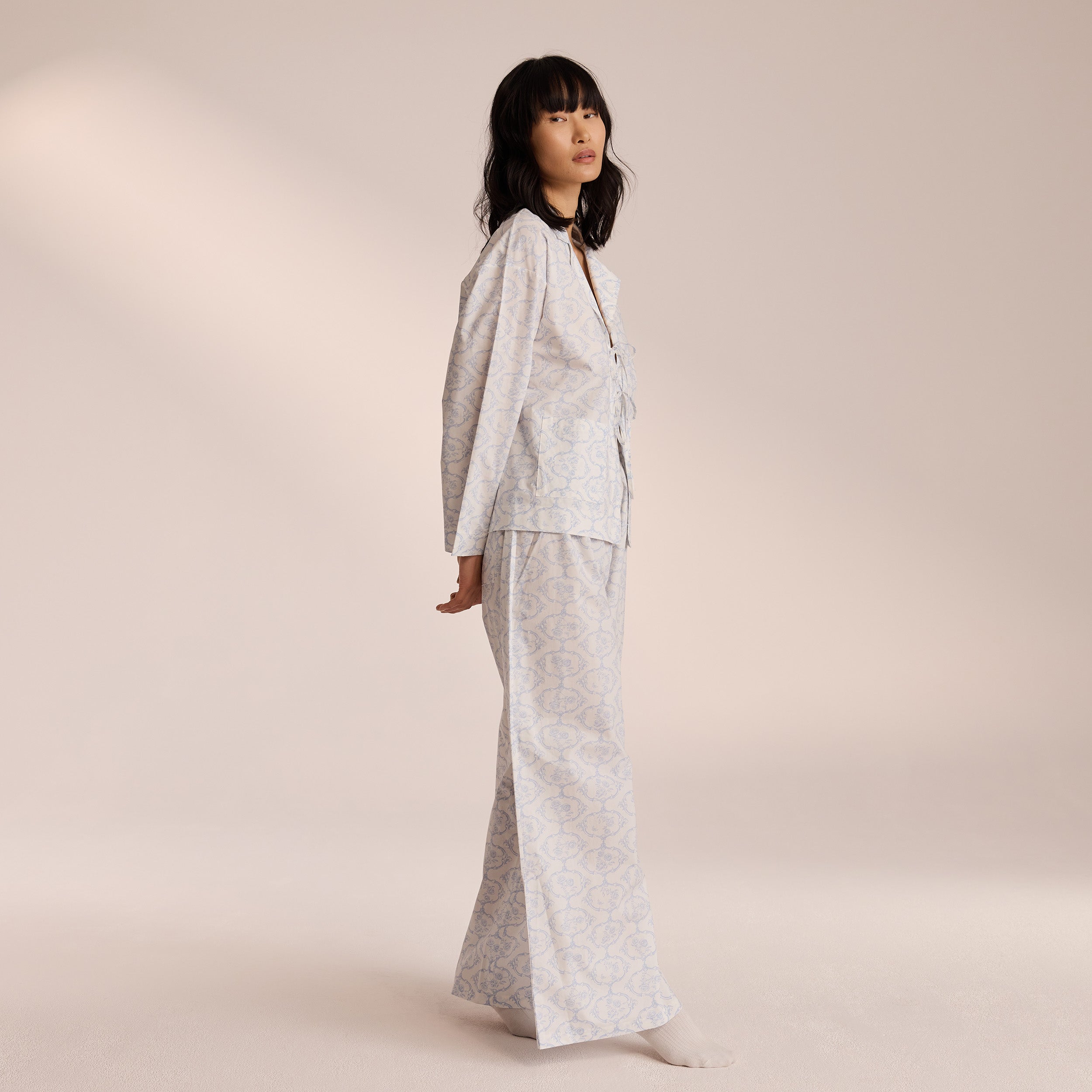 Cotton Pajama Pants  | Miki, S